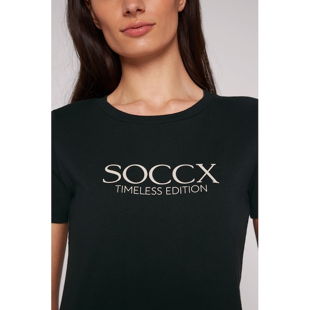SOCCX Rundhalsshirt, aus Baumwolle online kaufen | BAUR