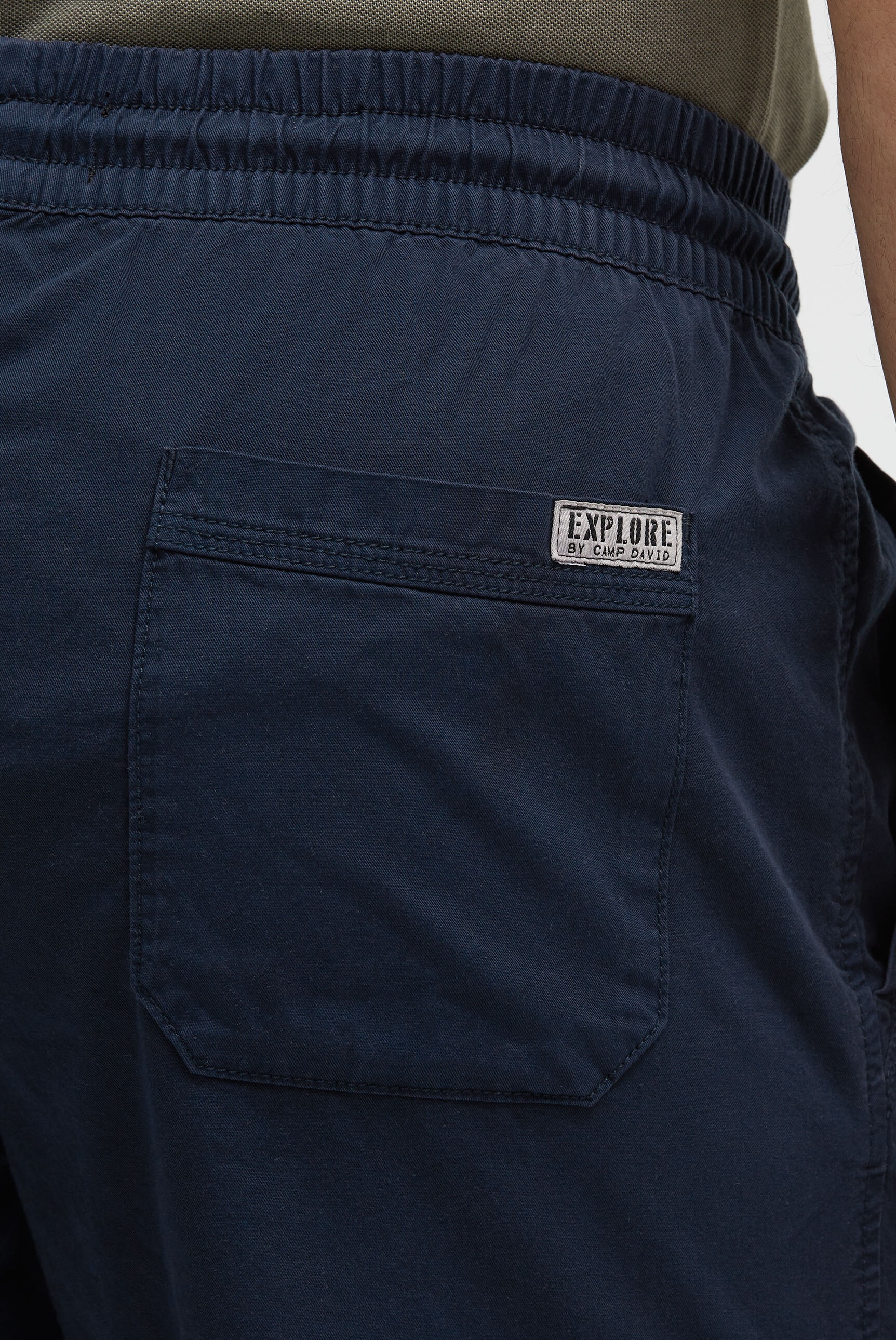 CAMP DAVID Sporthose  mit Elastikbund & seitlichen Taschen