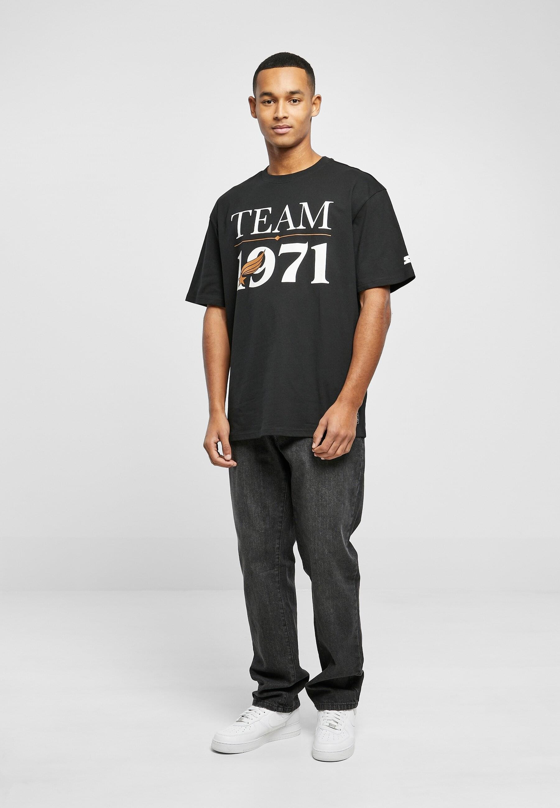 Starter Black Label T-Shirt »Starter Black Label Herren Starter Team 1971 Oversize Tee«, (1 tlg.)