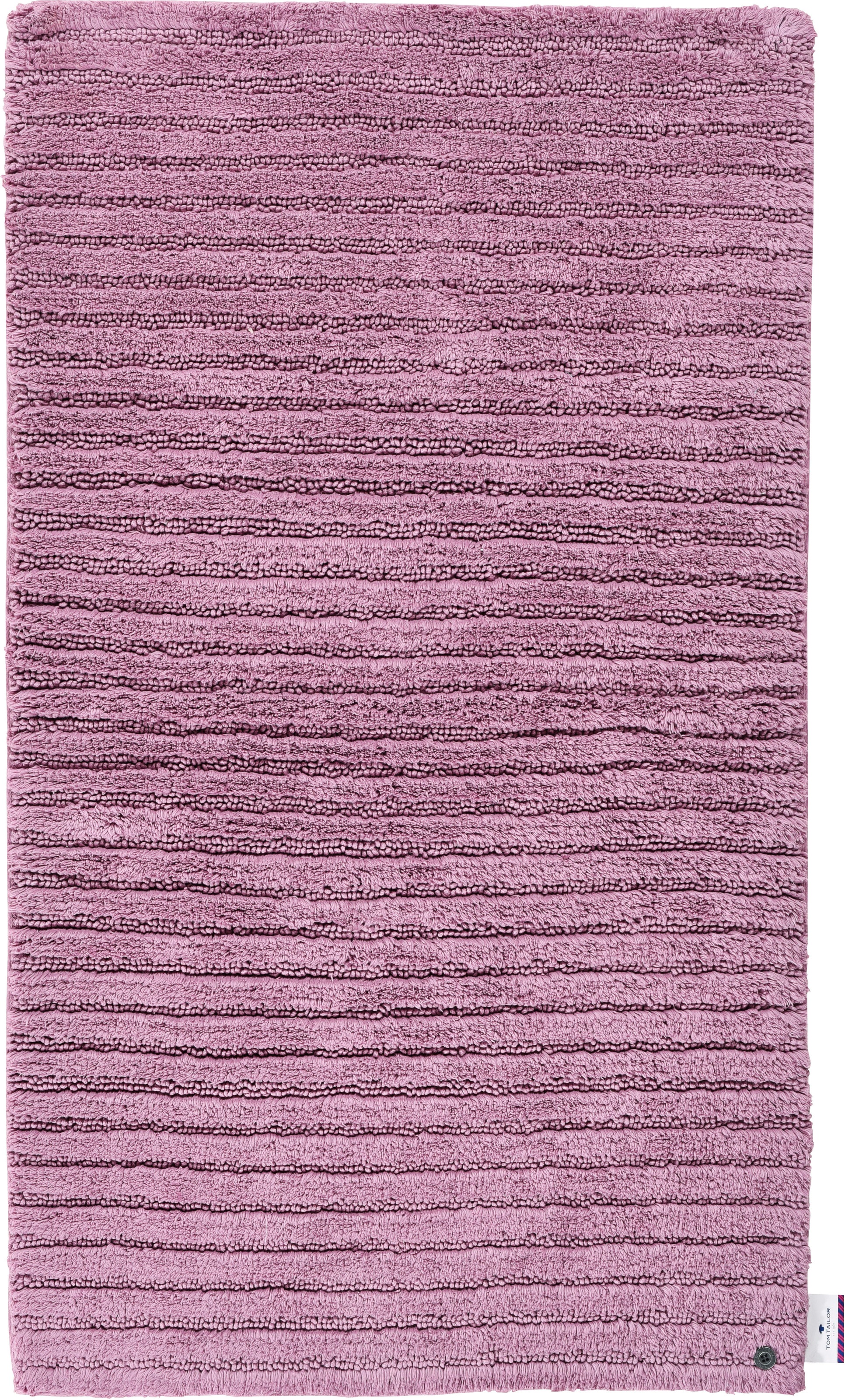 TOM TAILOR HOME Badematte "Cotton Stripes" Höhe 20 mm rutschhemmend beschic günstig online kaufen
