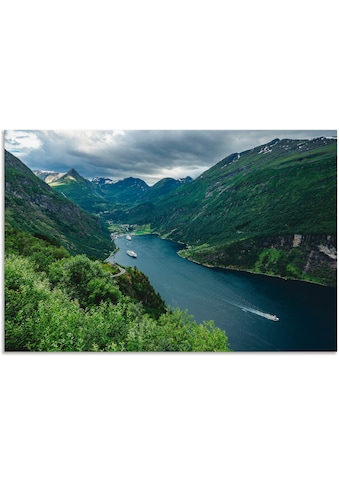 Artland Paveikslas »Blick ant den Geirangerfjo...