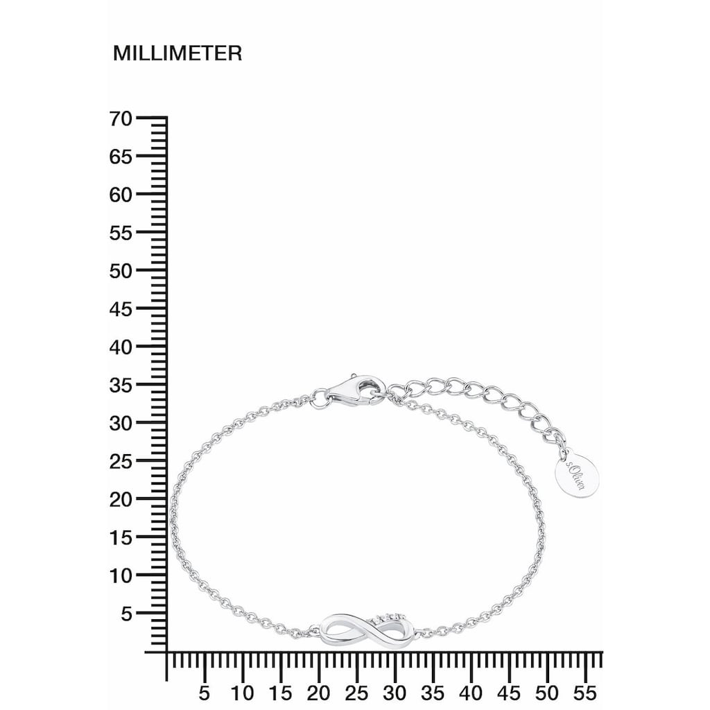 s.Oliver Silberarmband »Infinity/Unendlichkeit, 2017243«