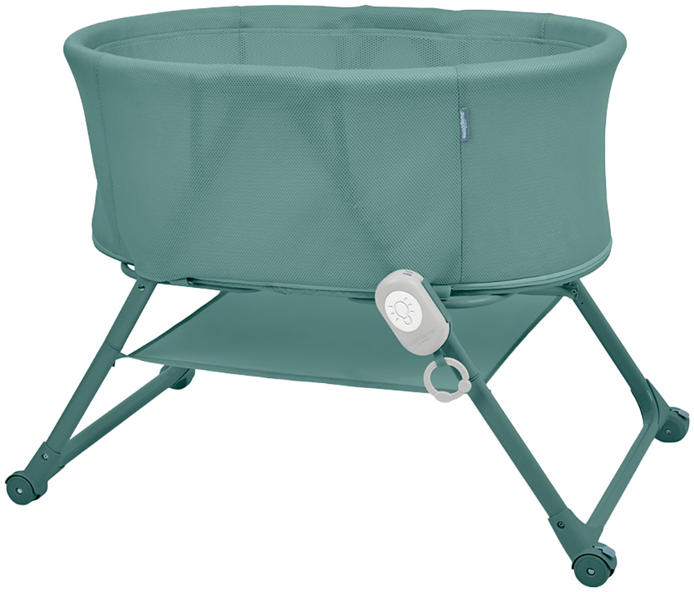 INGENUITY Baby Baby-Reisebett "Snooze & Stow Easy-Folding Bassinet, grün", grün, Kunststoff, Polyester, Babybetten, faltbar
