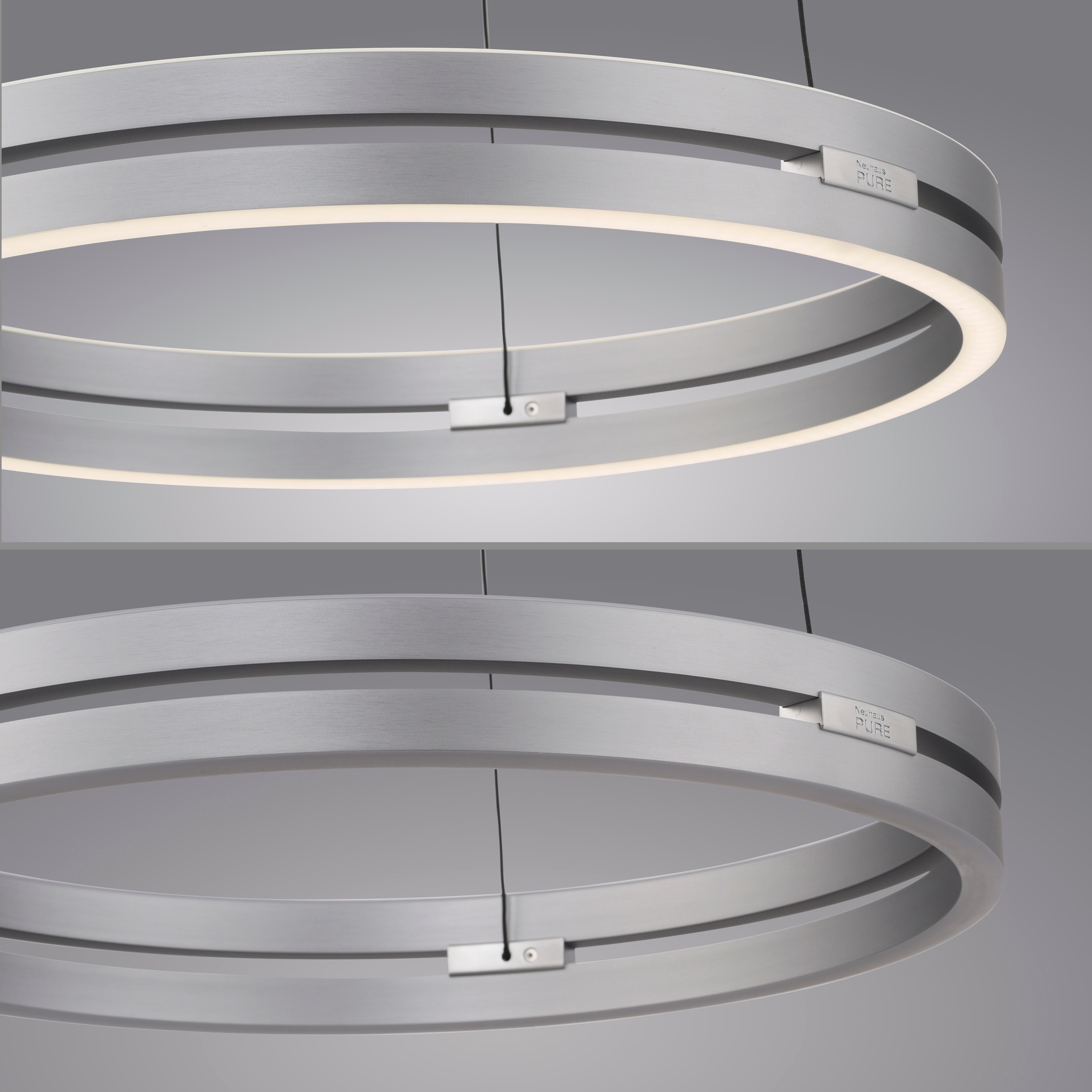 Neuhaus PURE LED Pendelleuchte »PURE E-Loop« LED-Board 1 Stk. warmweiß - kaltweiß e-LIFT® Funktion, CCT, dimmbar über Fernbedienung
