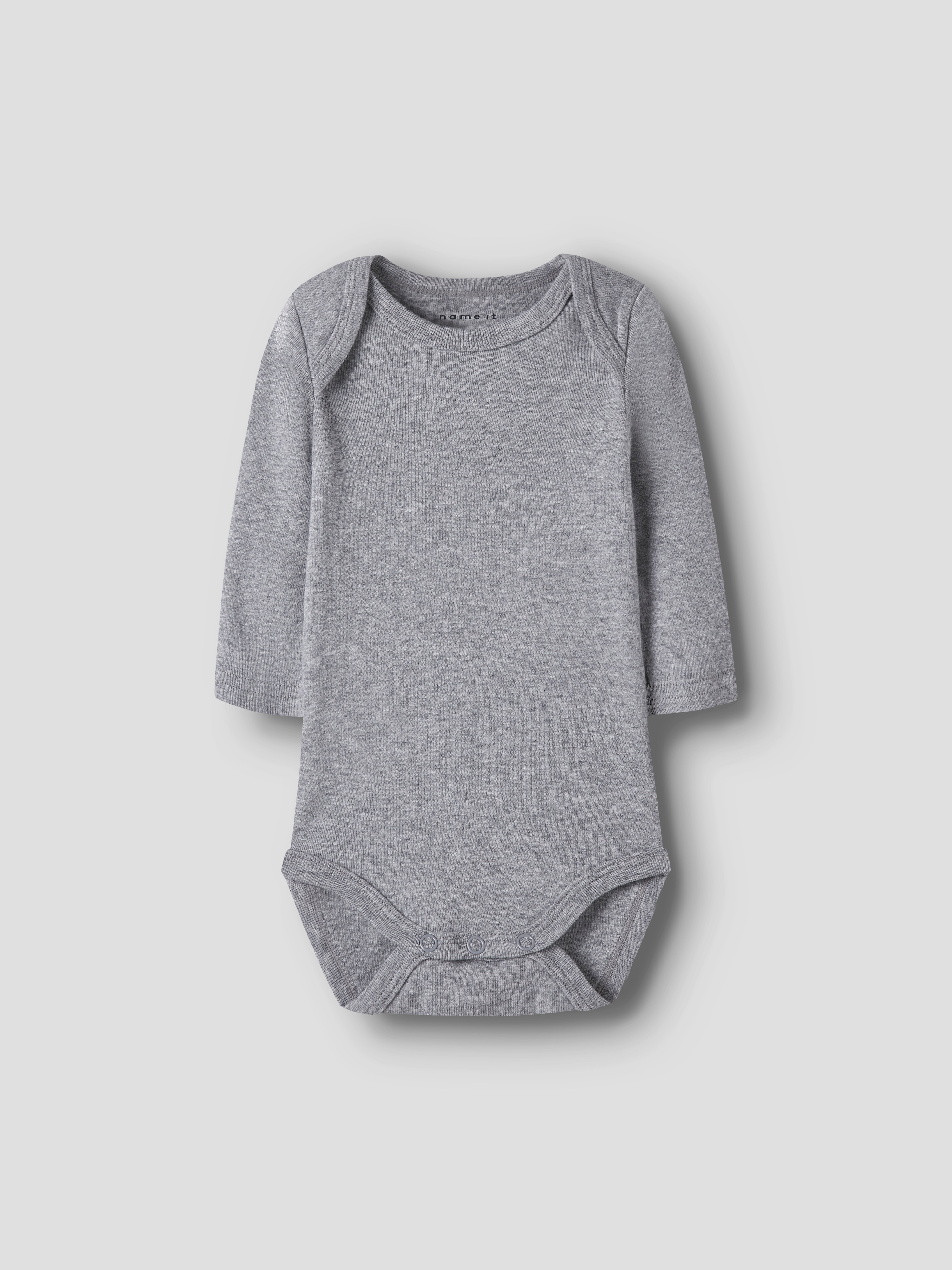 Thumbnail - Name It Body "NBNBODY 3P LS SOLID NOOS" Packung, 3 Stk.