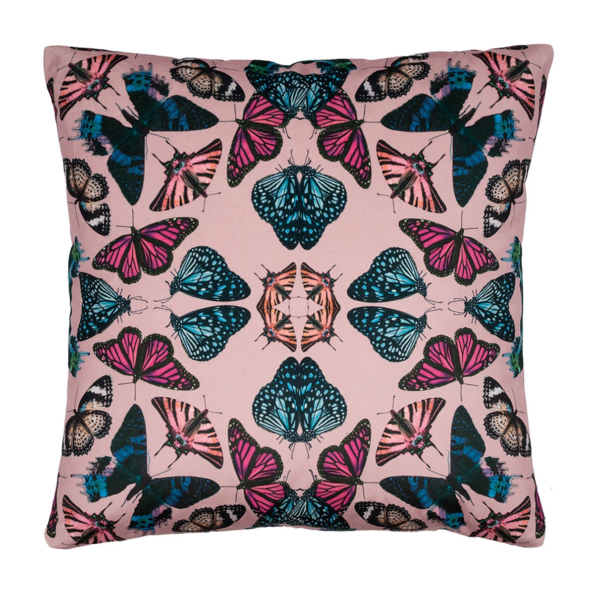 Dekokissen PAD, B:45cm L:45cmpink, Polyester, Dekokissen_Sitzkissen_Kissenhüllen, "BUTTERFLY", made in europe