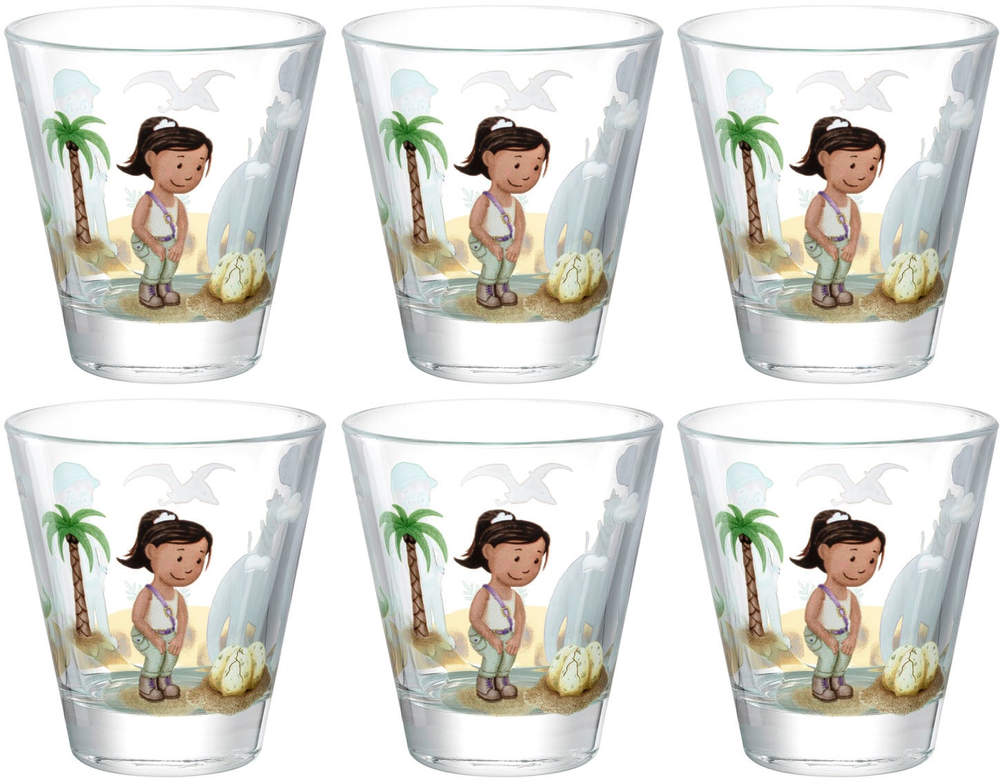 LEONARDO Gläser-Set "Dino BAMBINI AVVENTURA" 215 ml, 6-teilig