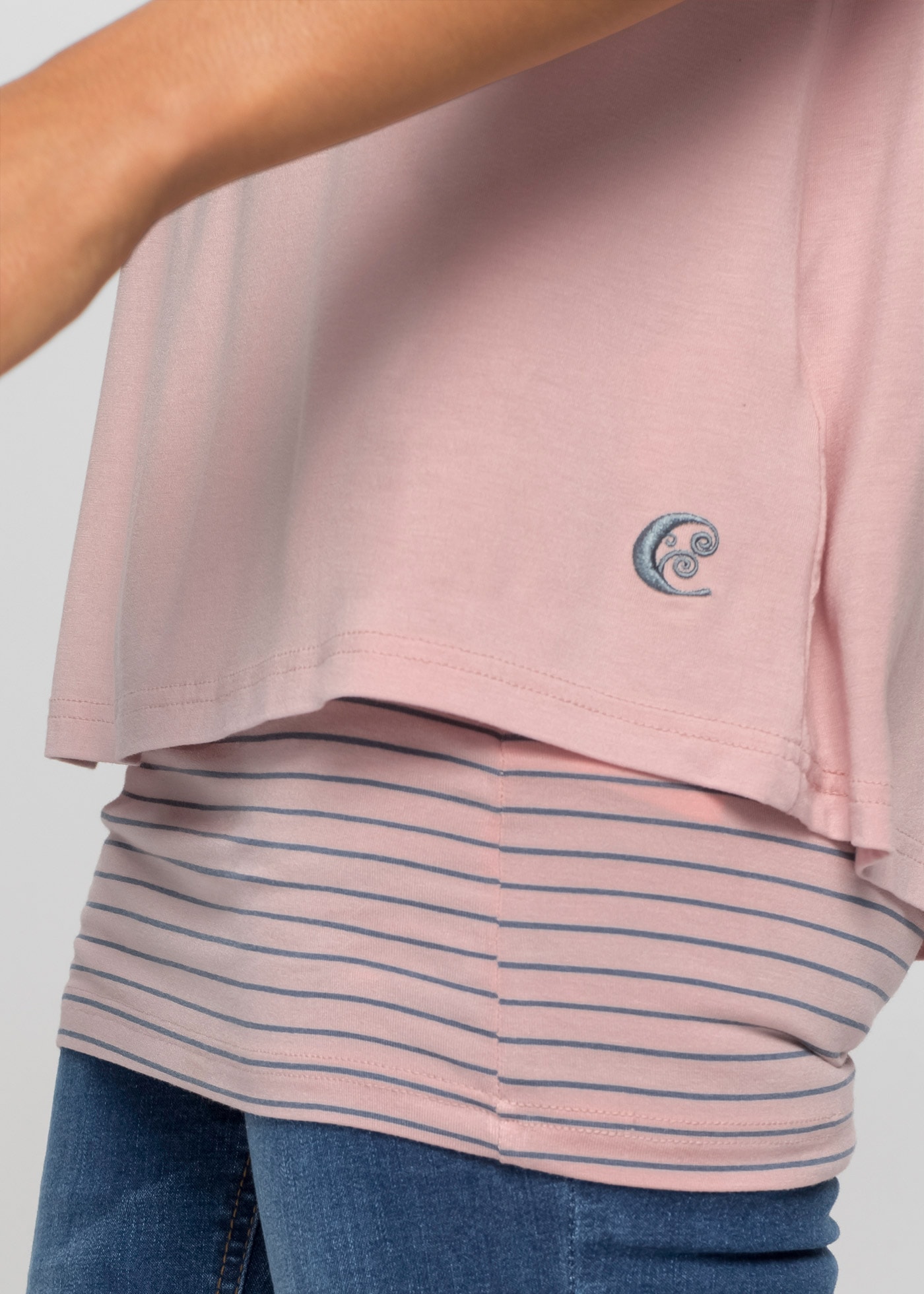 bonprix Longshirt »Longshirt aus softem Viskosemix« Longshirt aus softem Viskosemix