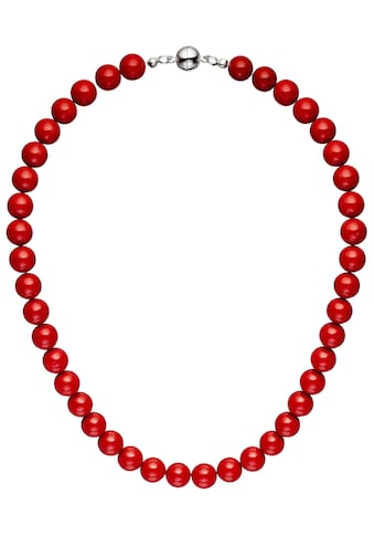 Perlenkette, mit Muschelkern-Perlen 45 cm