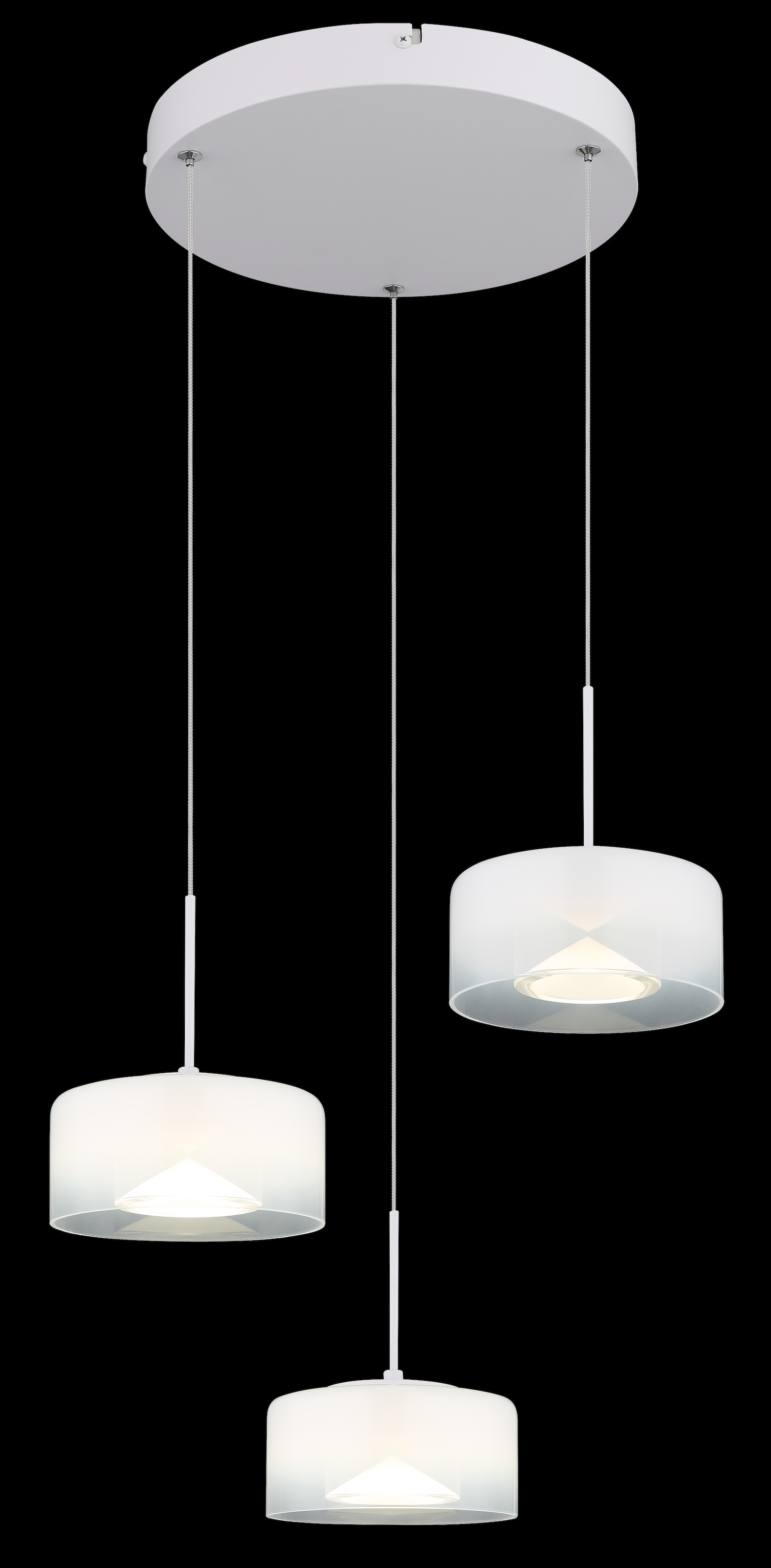GLOBO LIGHTING LED Pendelleuchte »BELINDA«, Leuchtmittel LED-Modul | LED fest integriert, Hängelampe/Hängeleuchte/Wohnzimmer/Esstisch/elegant
