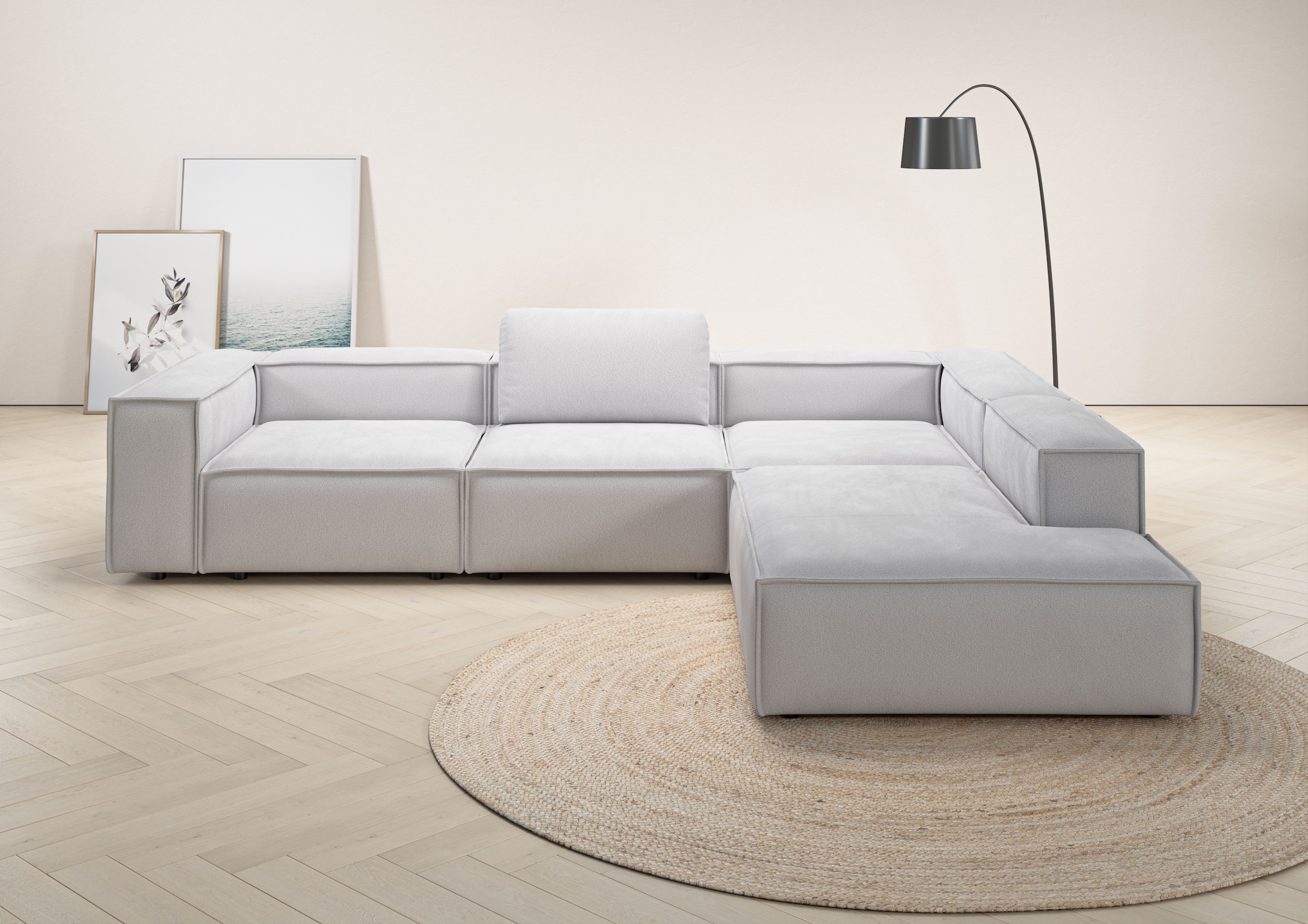 Places of Style Ecksofa "Watertown moderne L-Form", Breite 311 cm günstig online kaufen