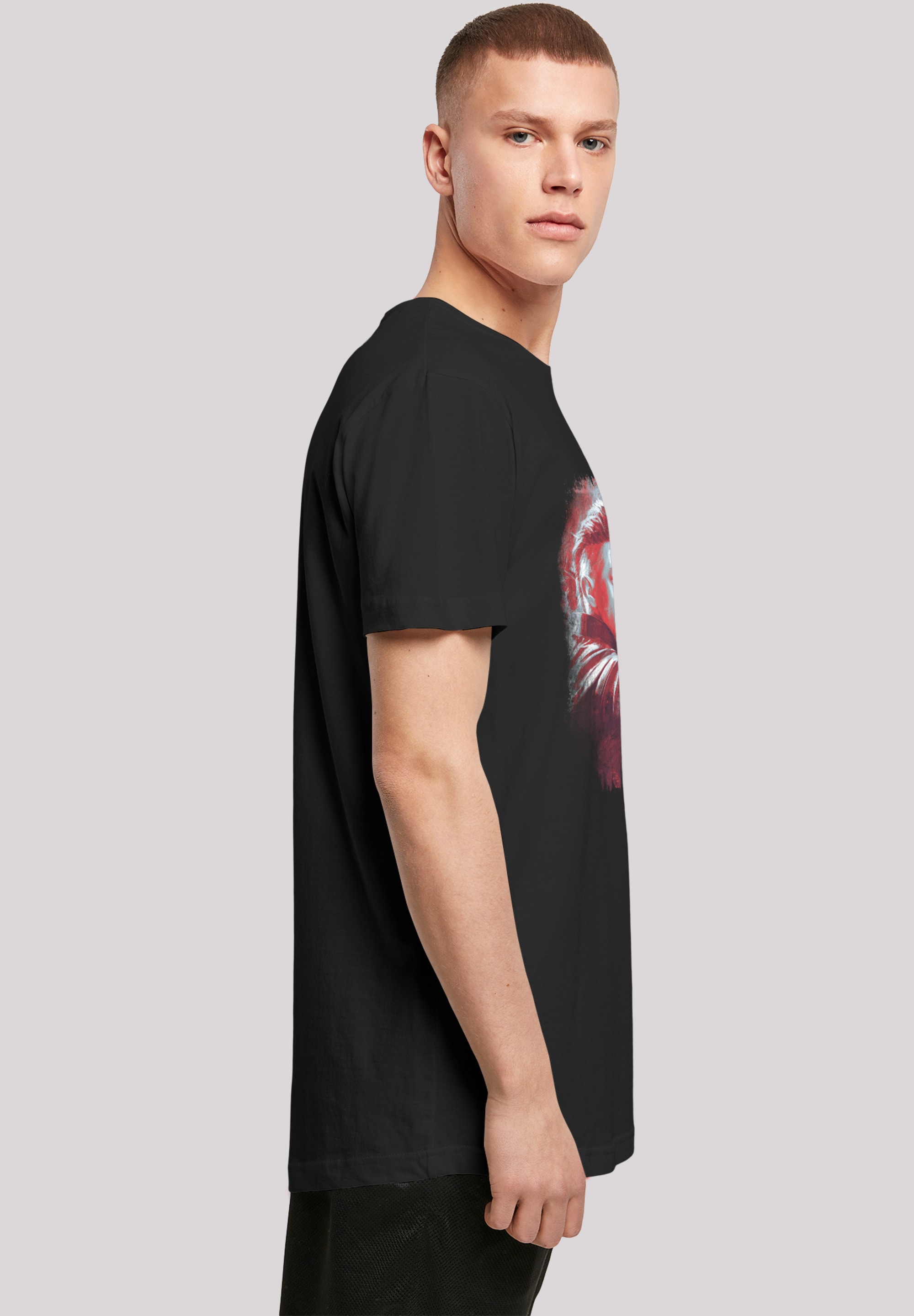 F4NT4STIC T-Shirt »Marvel Avengers Endgame Hawkeye Brushed«, Herren,Premium Merch,Lang,Longshirt,Logo Print
