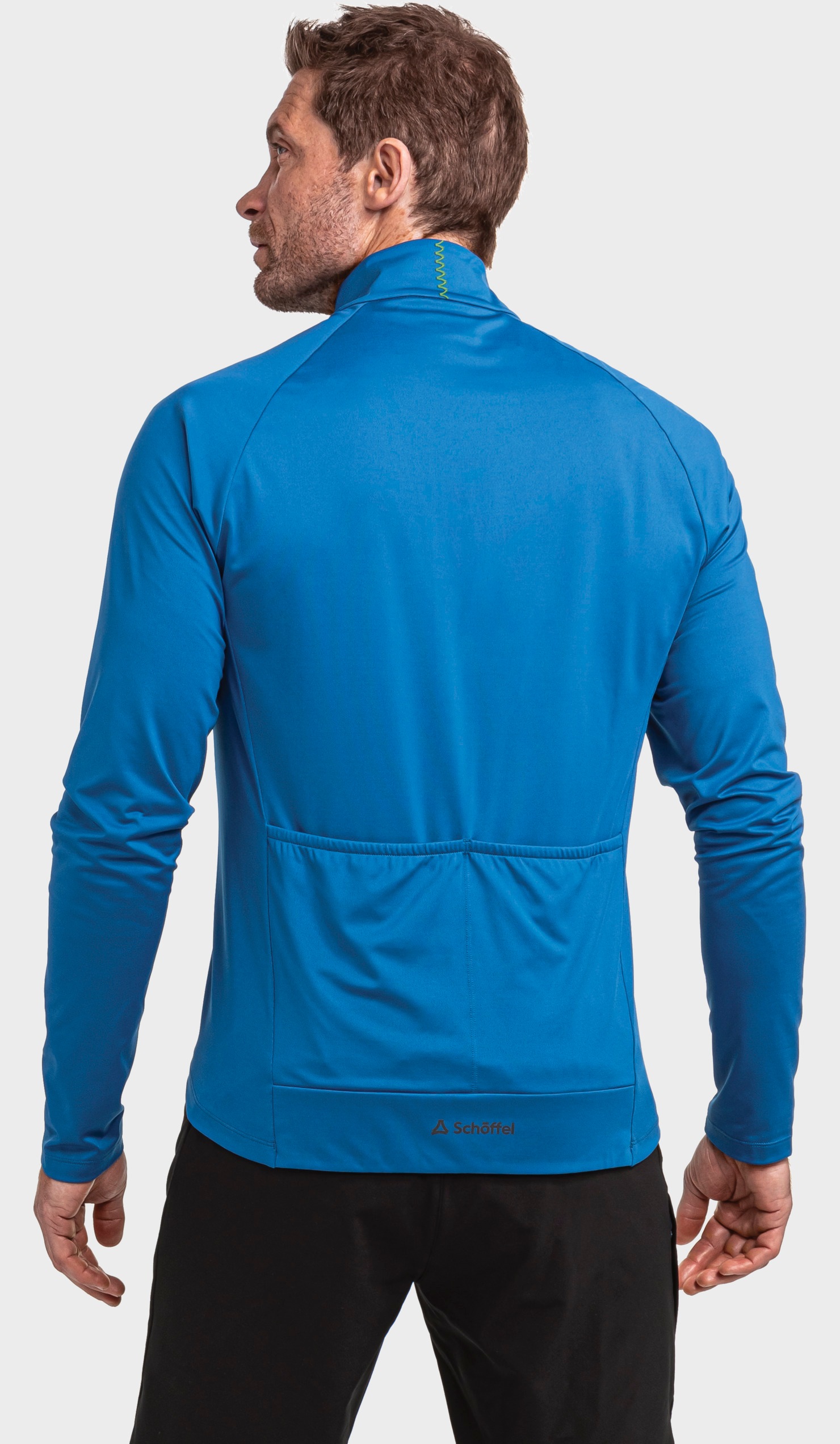 Schöffel Kubena Langarm Radtrikot Blau 52 3
