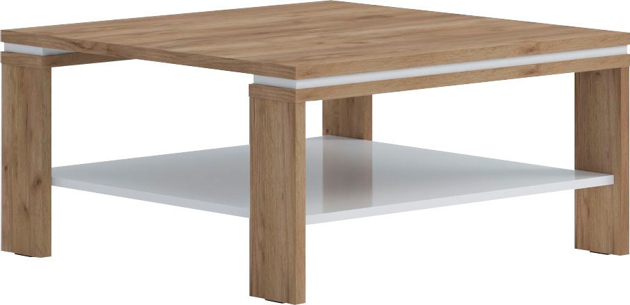 Places of Style Couchtisch "Stela", (H/B/T): 44,6/90/88cm), mit Ablageboden günstig online kaufen