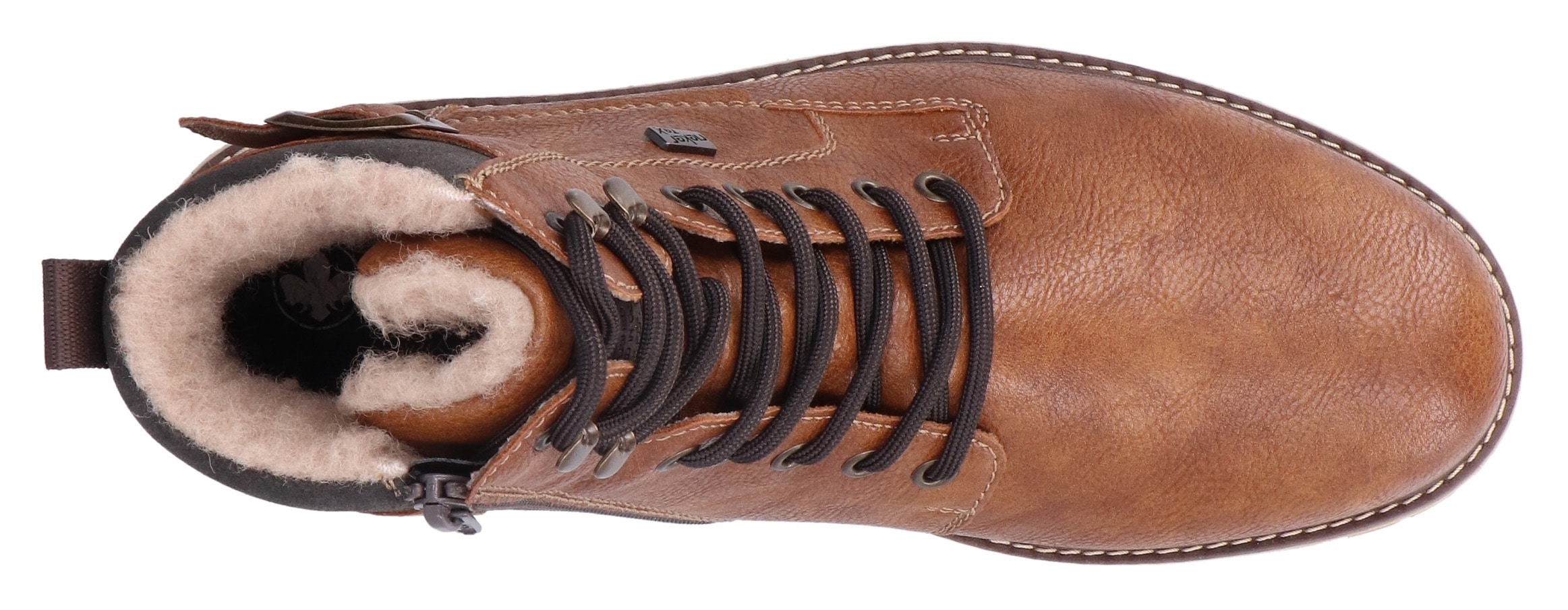 Rieker Winterstiefelette, Winterboots, Schnürboots mit wasserabweisender riekerTEX-Membran