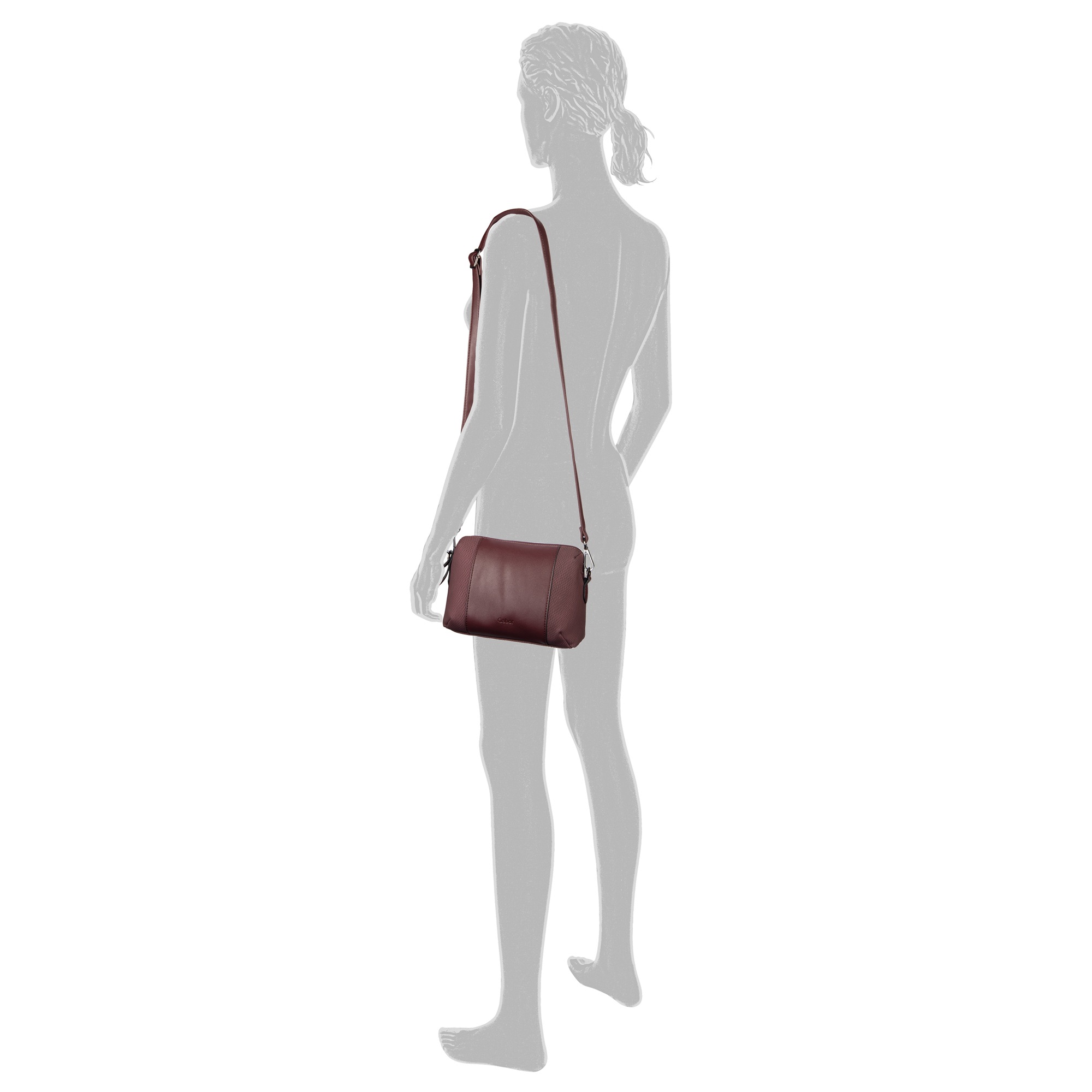 Gabor Handtasche "Wanda", aus leicht genarbtem Lederimitat mit Schlangenstr günstig online kaufen
