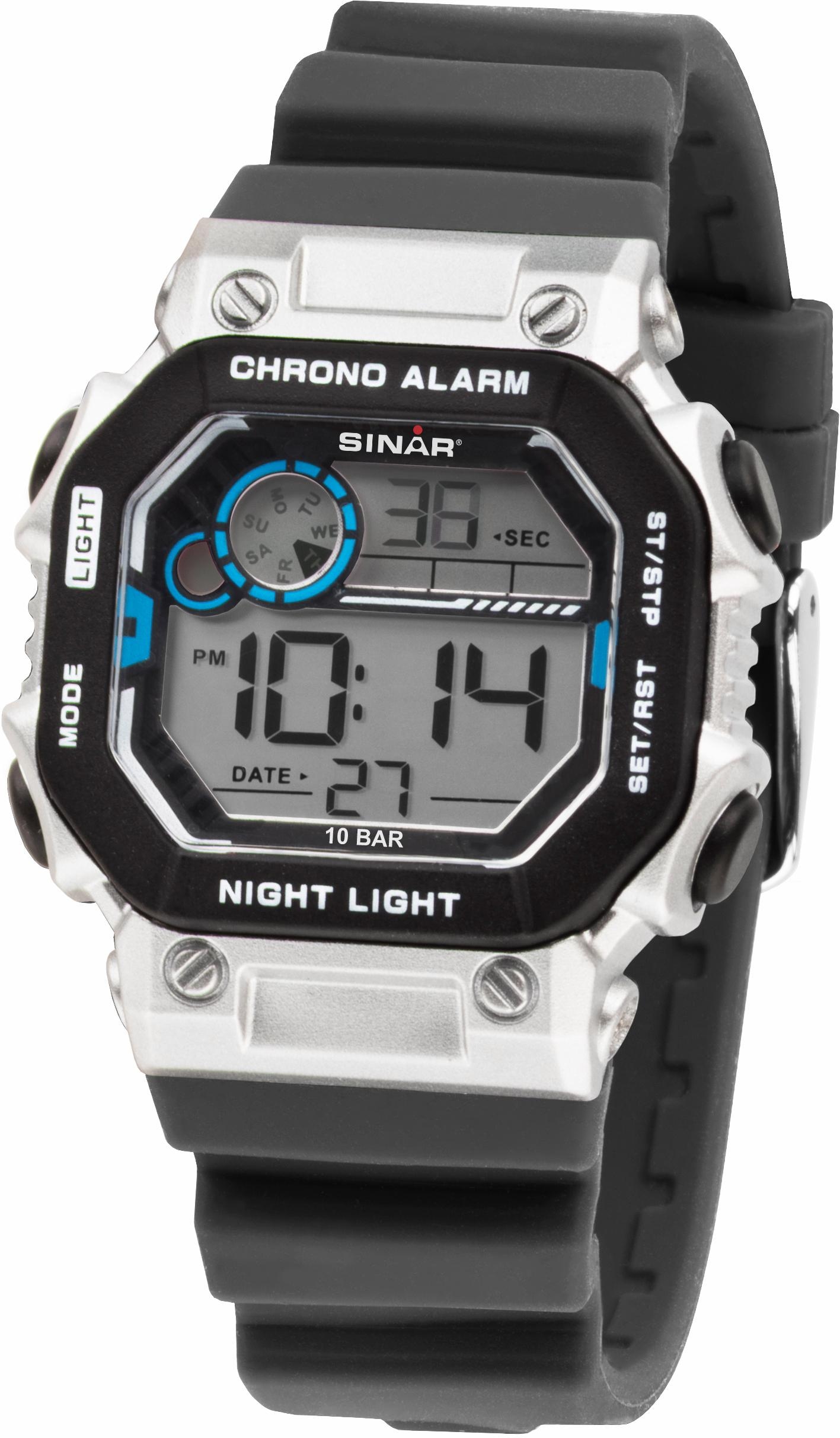 Chronograph »XE-55-19«, Armbanduhr, Quarzuhr, Kinderuhr, digital, Datum, Stoppfunktion
