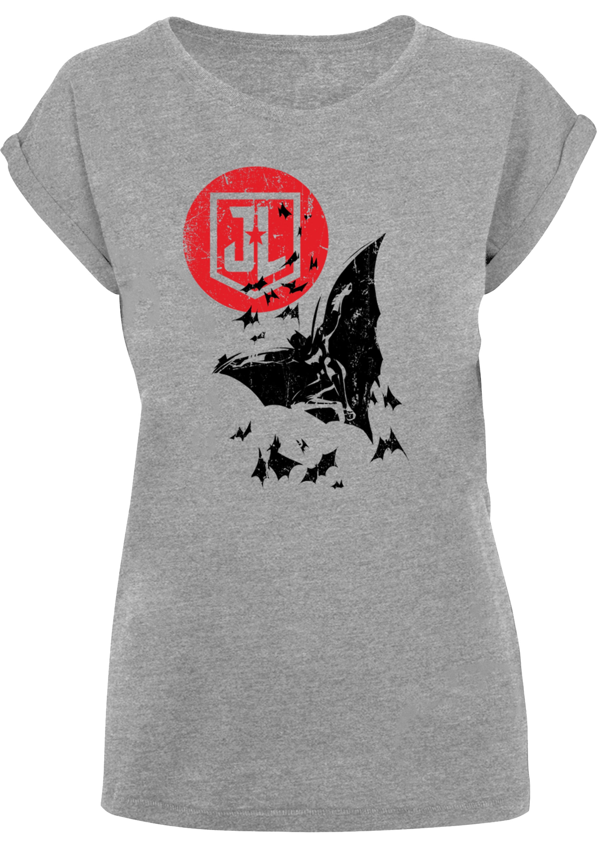 F4NT4STIC T-Shirt »DC Comics Justice League Movie Batman Moon Leap«, Print