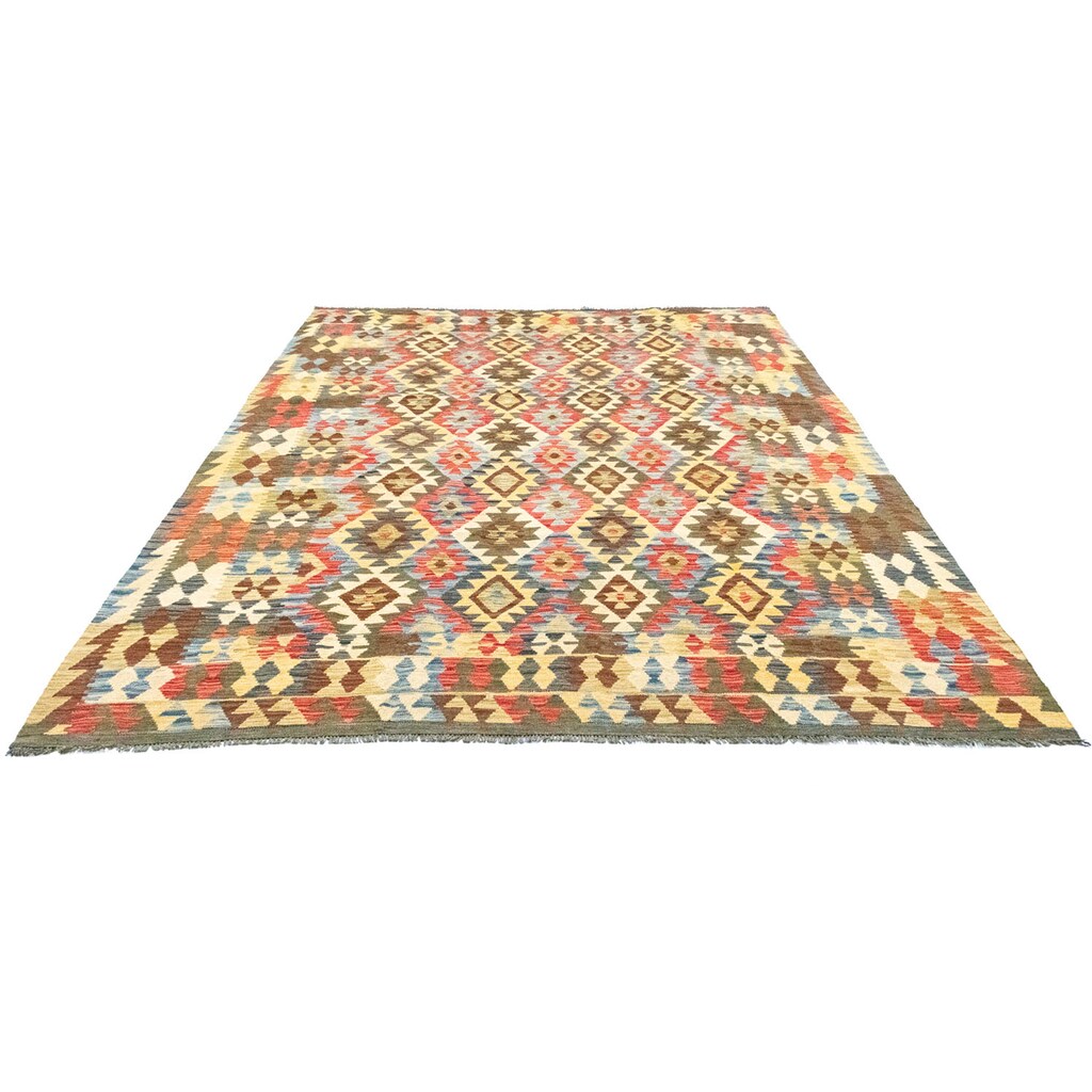 morgenland Wollteppich »Kelim Afghan Teppich handgewebt mehrfarbig«, rechteckig