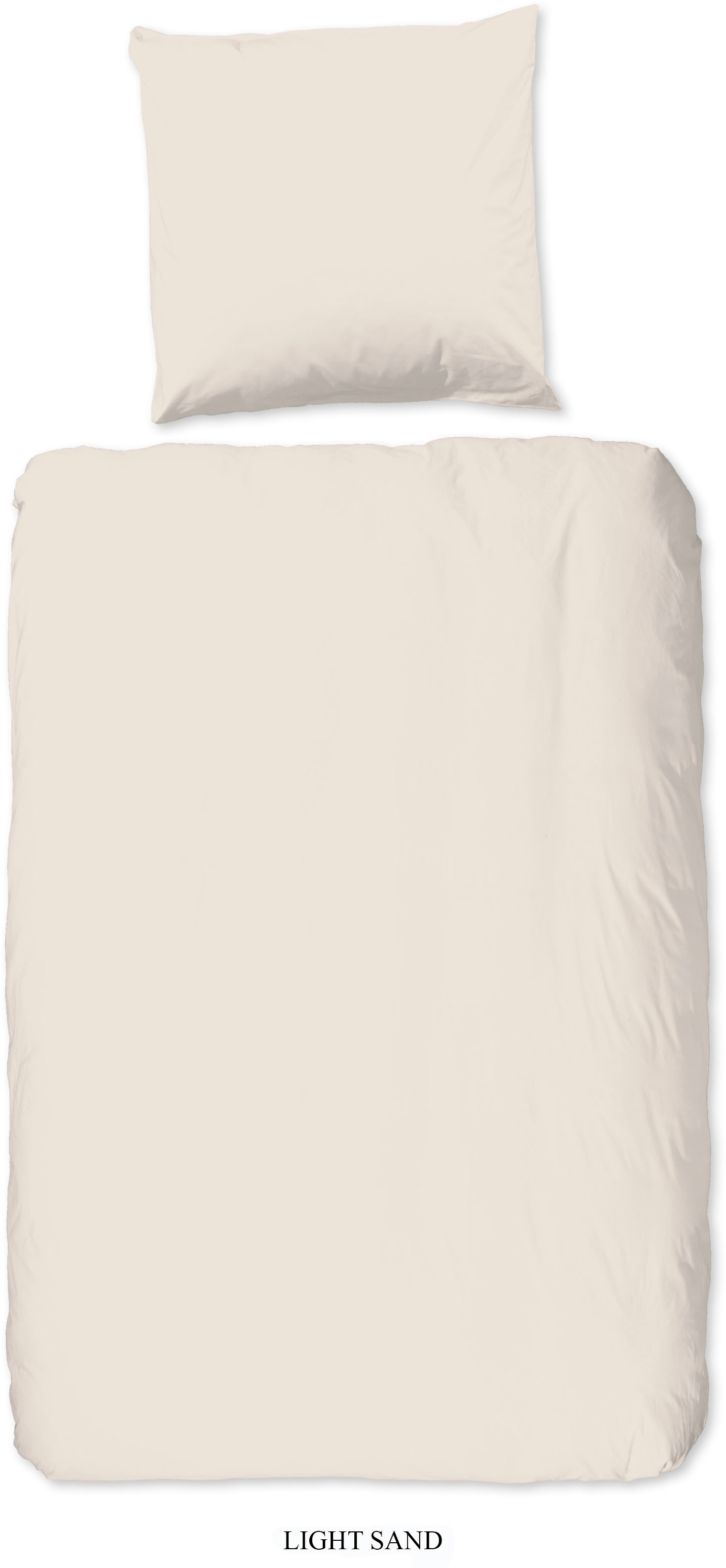 hip "Hip Uni" 2 Stk. 100% Baumwolle, Mako-Satin, 135x200, Unifarben Weiß, R günstig online kaufen