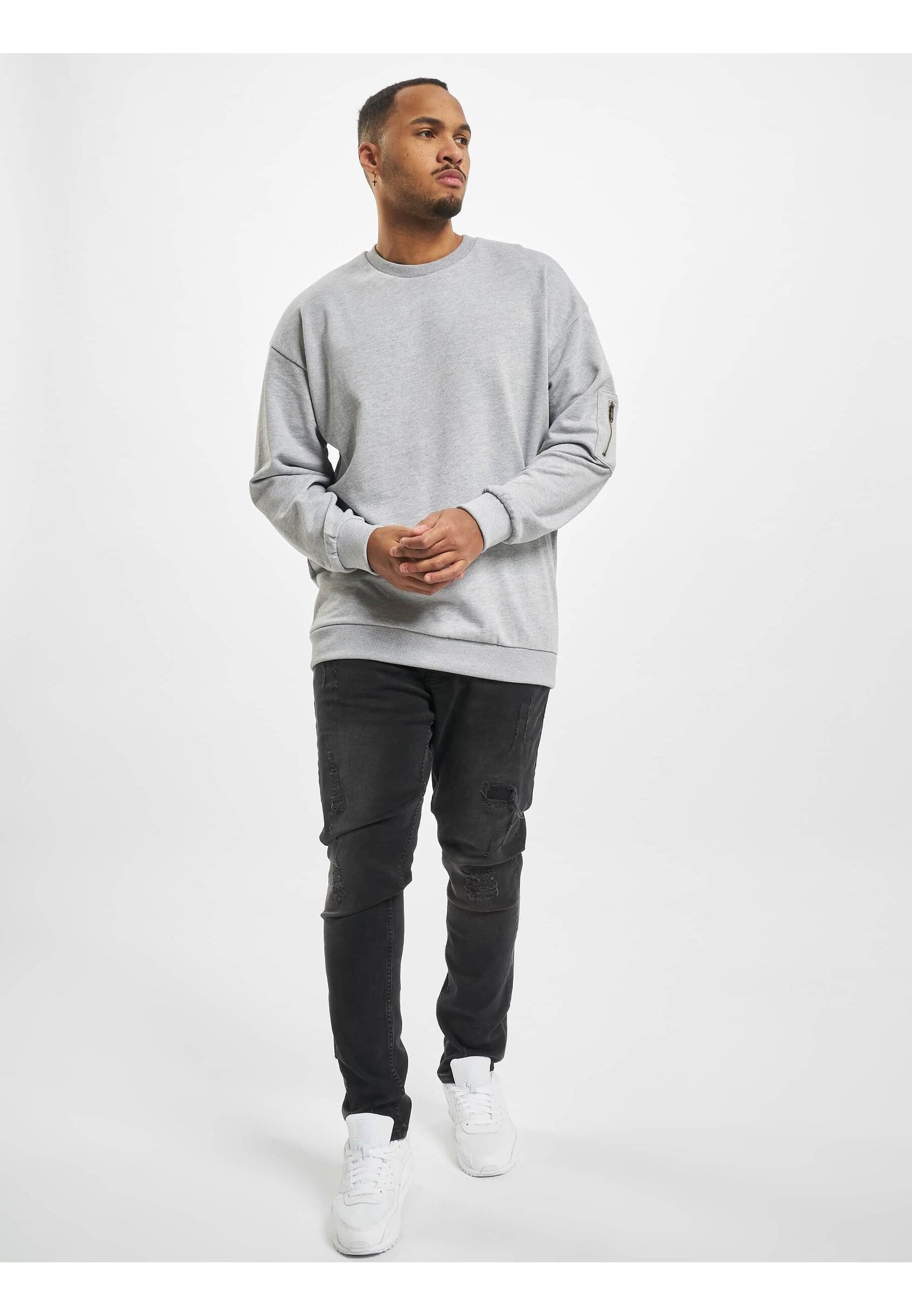 DEF Rundhalspullover »DEF Herren Crewneck Joe«, (1 tlg.)