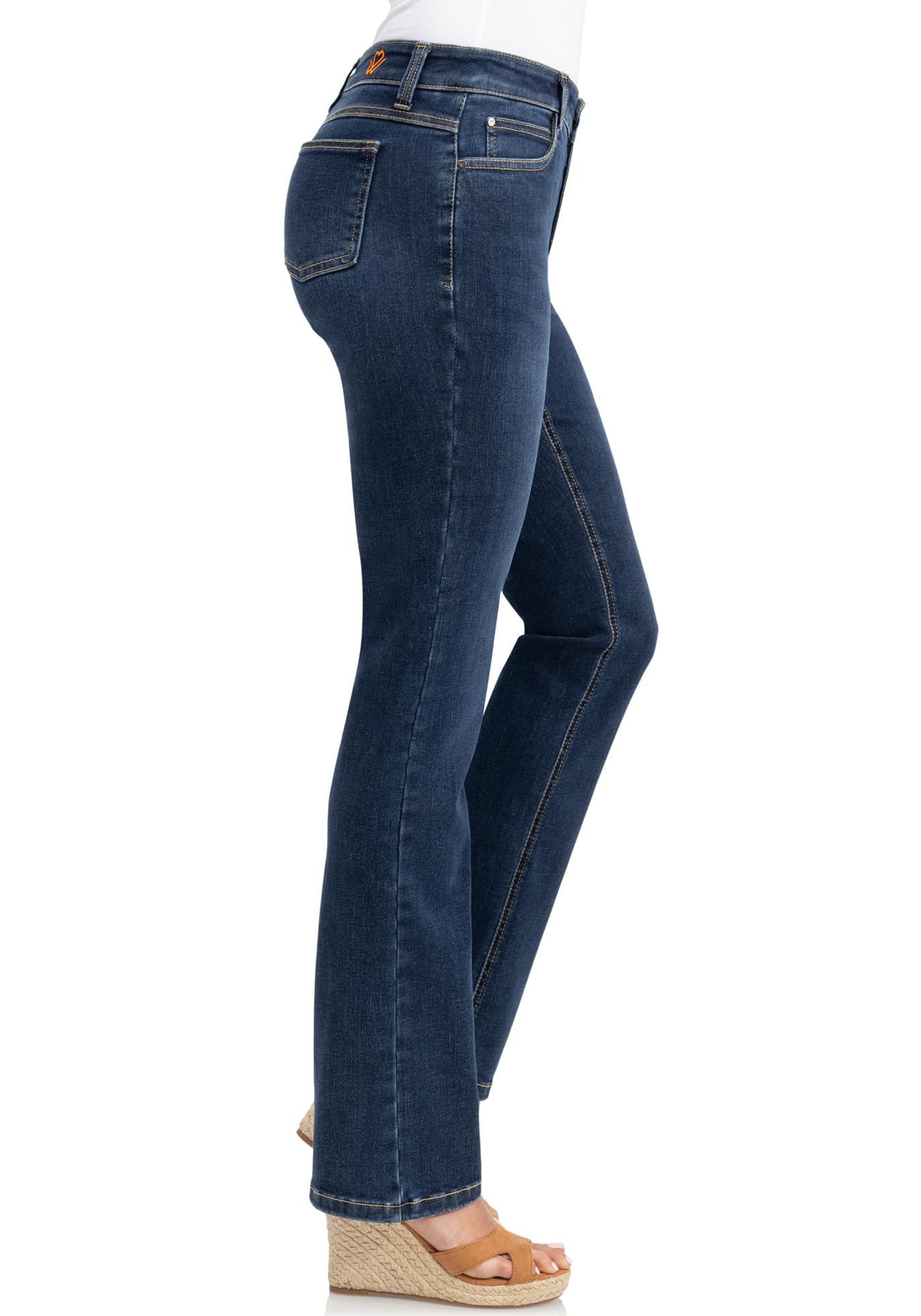 wonderjeans Bootcut-Jeans, mit leicht ausgestelltem Bein