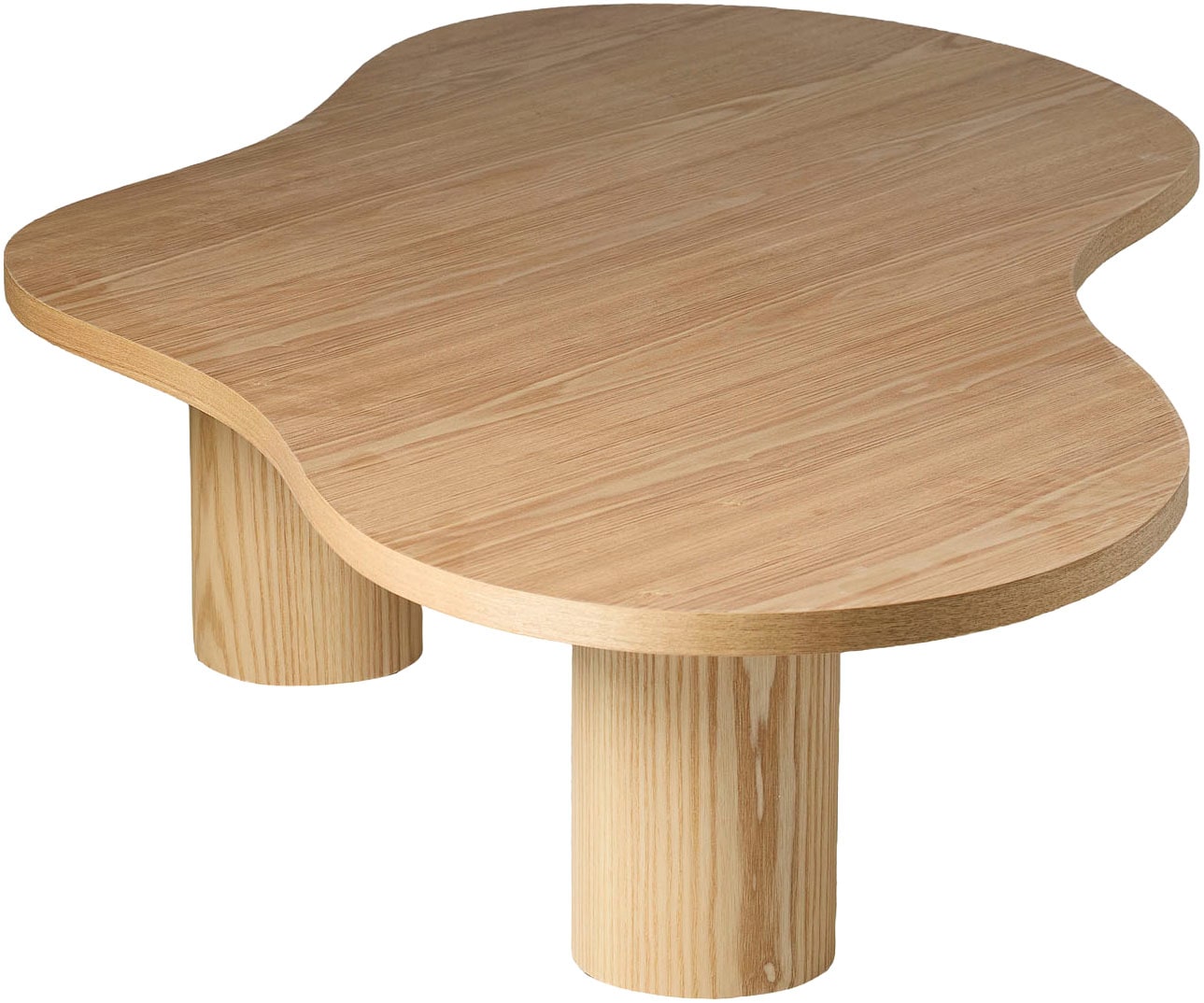 SalesFever Couchtisch »Couchtisch 160x85 cm« Markante organische Form mit skulpturalem Charakter