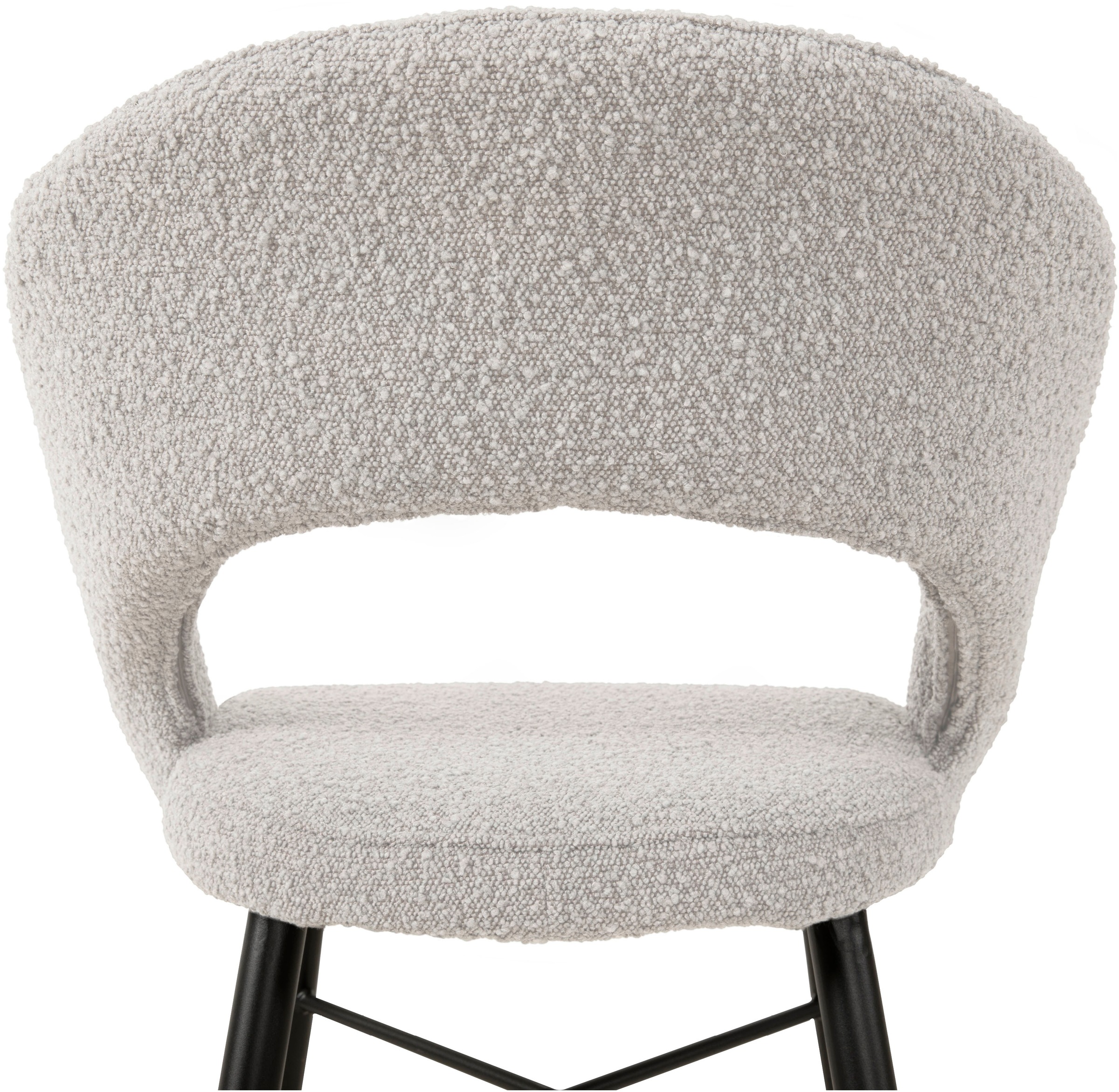 OMG Design Esszimmerstuhl »Marley«, (Set), 1 St., Stoff, mit modernem Cut-Out, Bouclé Bezug