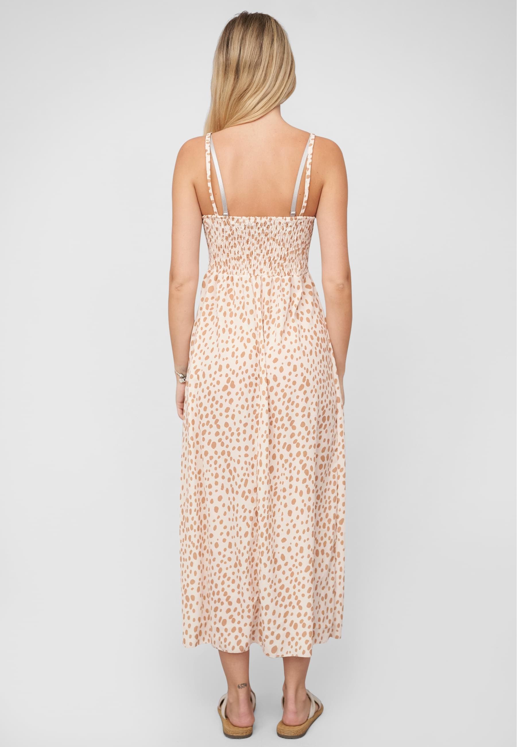 CLOUD 5IVE Shirtkleid »CLOUD 5IVE Longform Dress with aop animal print« 1 Stk. tlg.