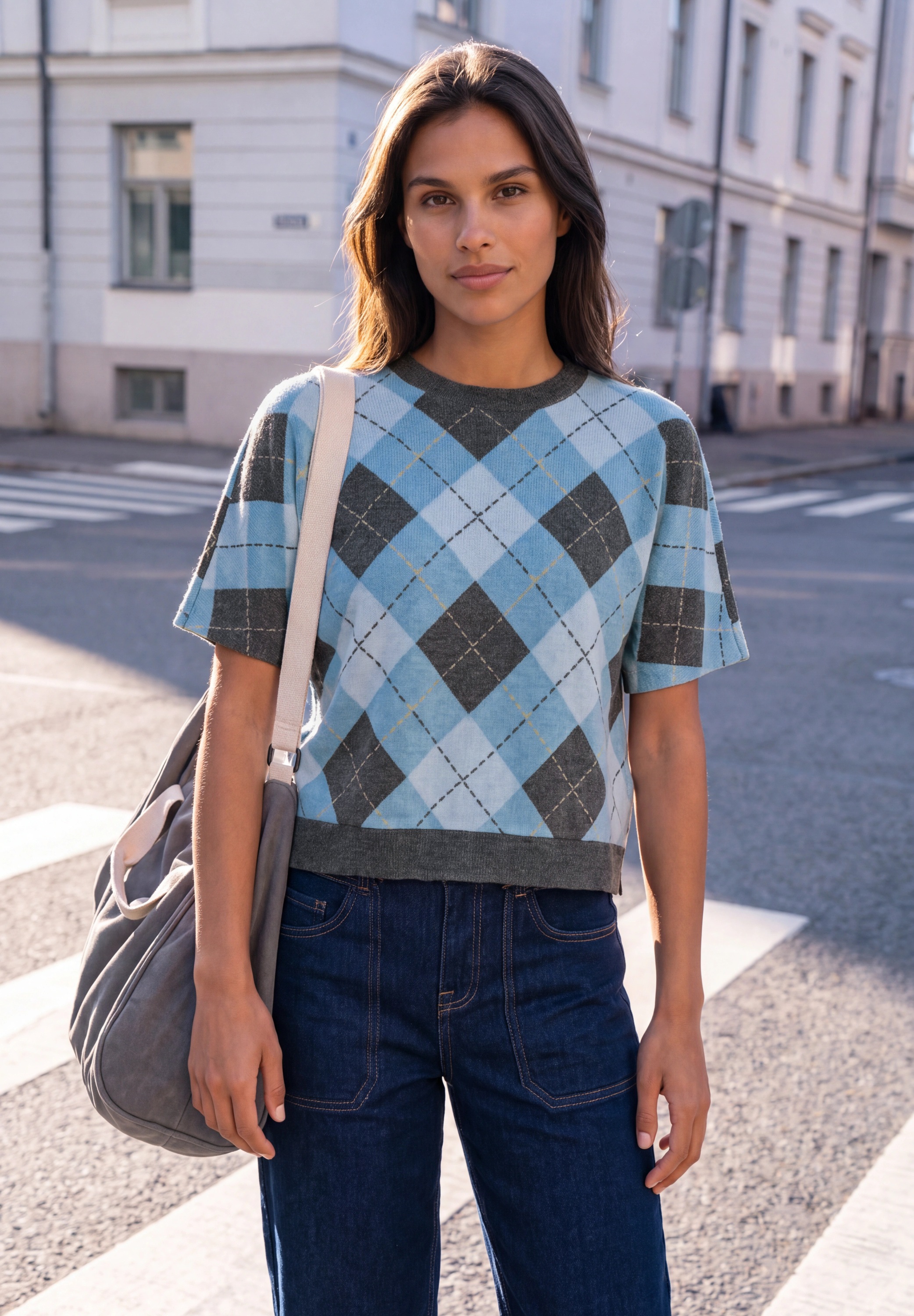 STREET ONE STUDIO T-Shirt aus softem Materialmix