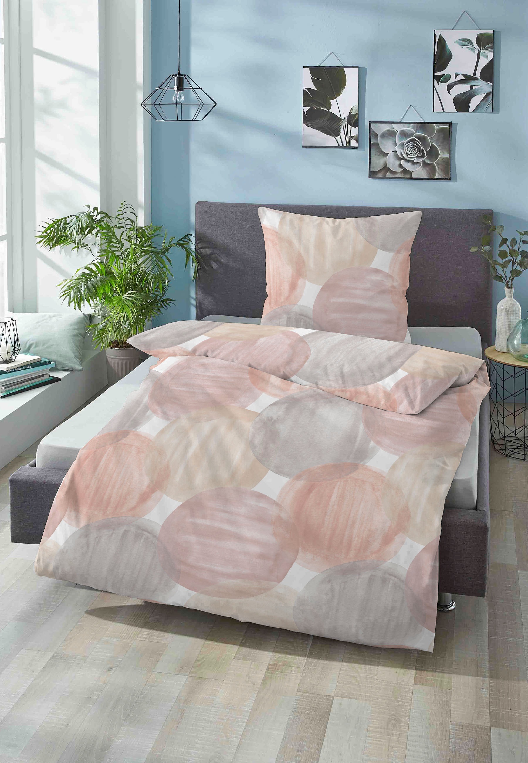 Biberna Bettwäsche "Laura" 2 Stk. feiner Glanz + weicher Griff, pflegeleich günstig online kaufen