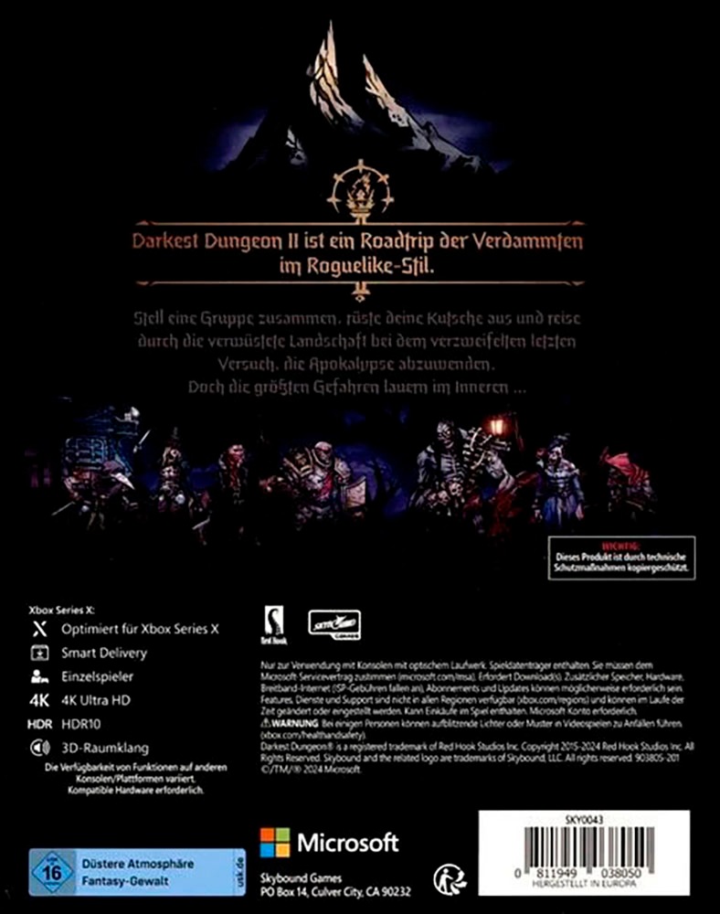 NBG Spielesoftware »Darkest Dungeon 2«, Xbox Series X