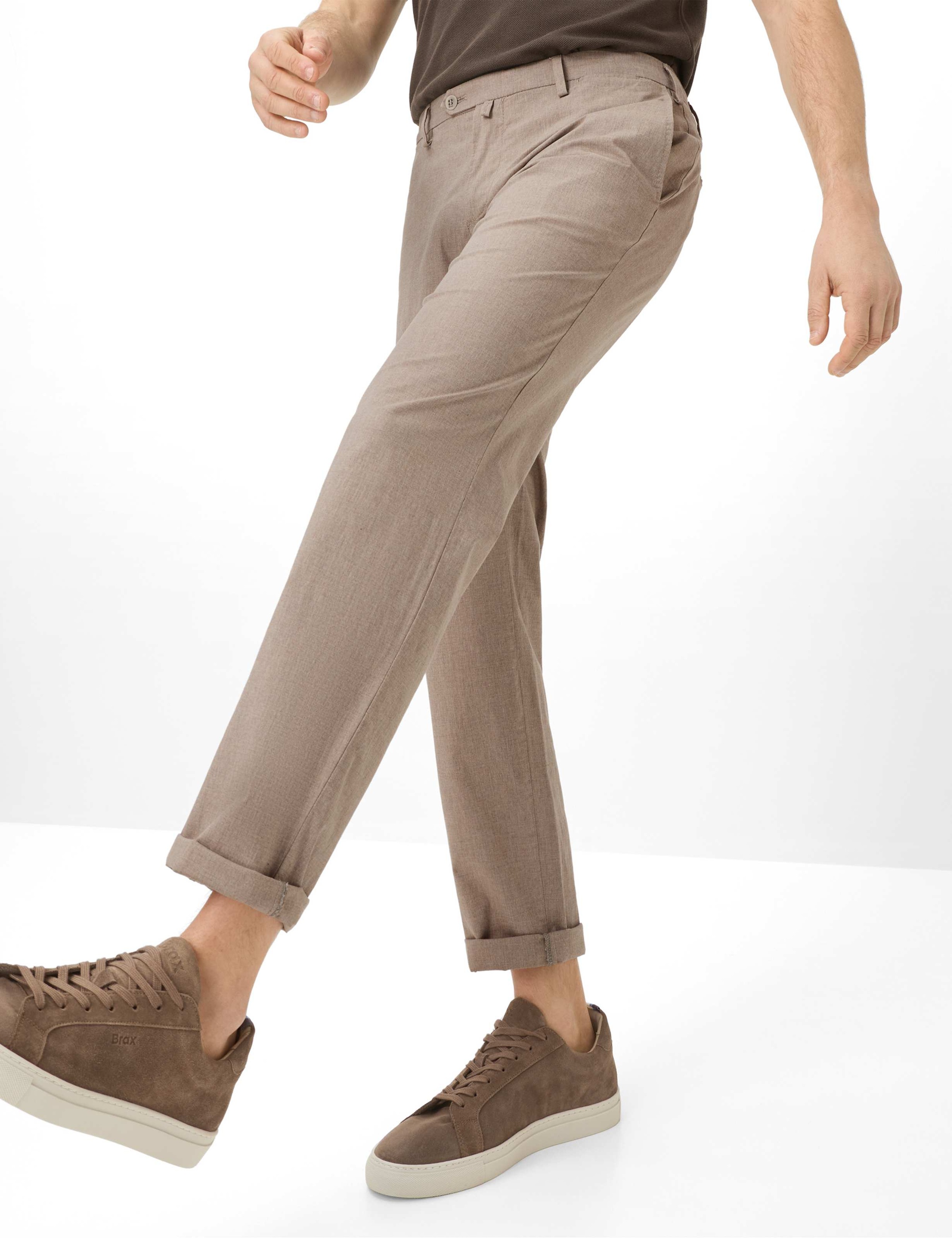 BRAX SILVIO Herren Chino Hose Braun Größe 38 3