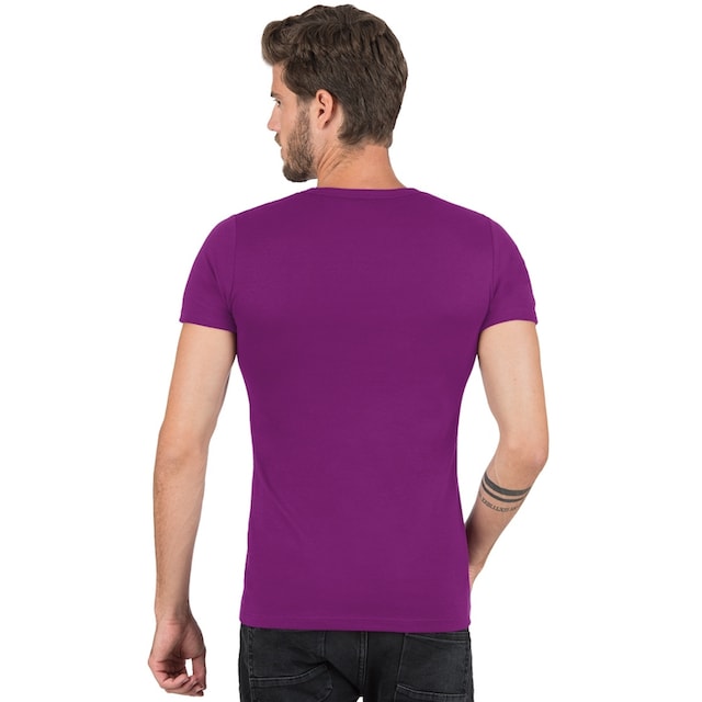 Trigema T-Shirt »TRIGEMA T-Shirt aus Baumwolle/Elastan« ▷ bestellen | BAUR