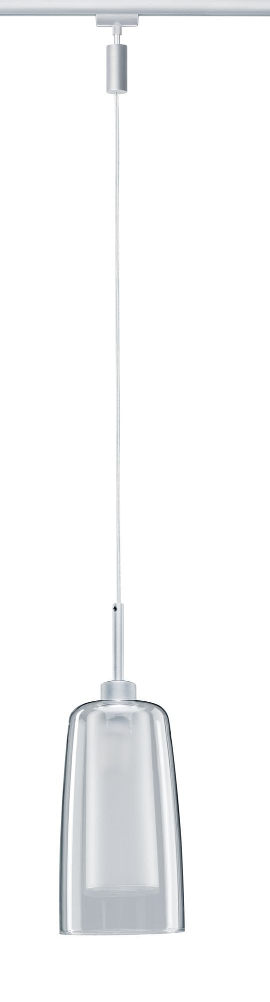 Paulmann Schienensystem-Leuchten »URail Pendel Arido II GU10 560lm 5W 2700K 230V Chrom matt, Klar, Satin«