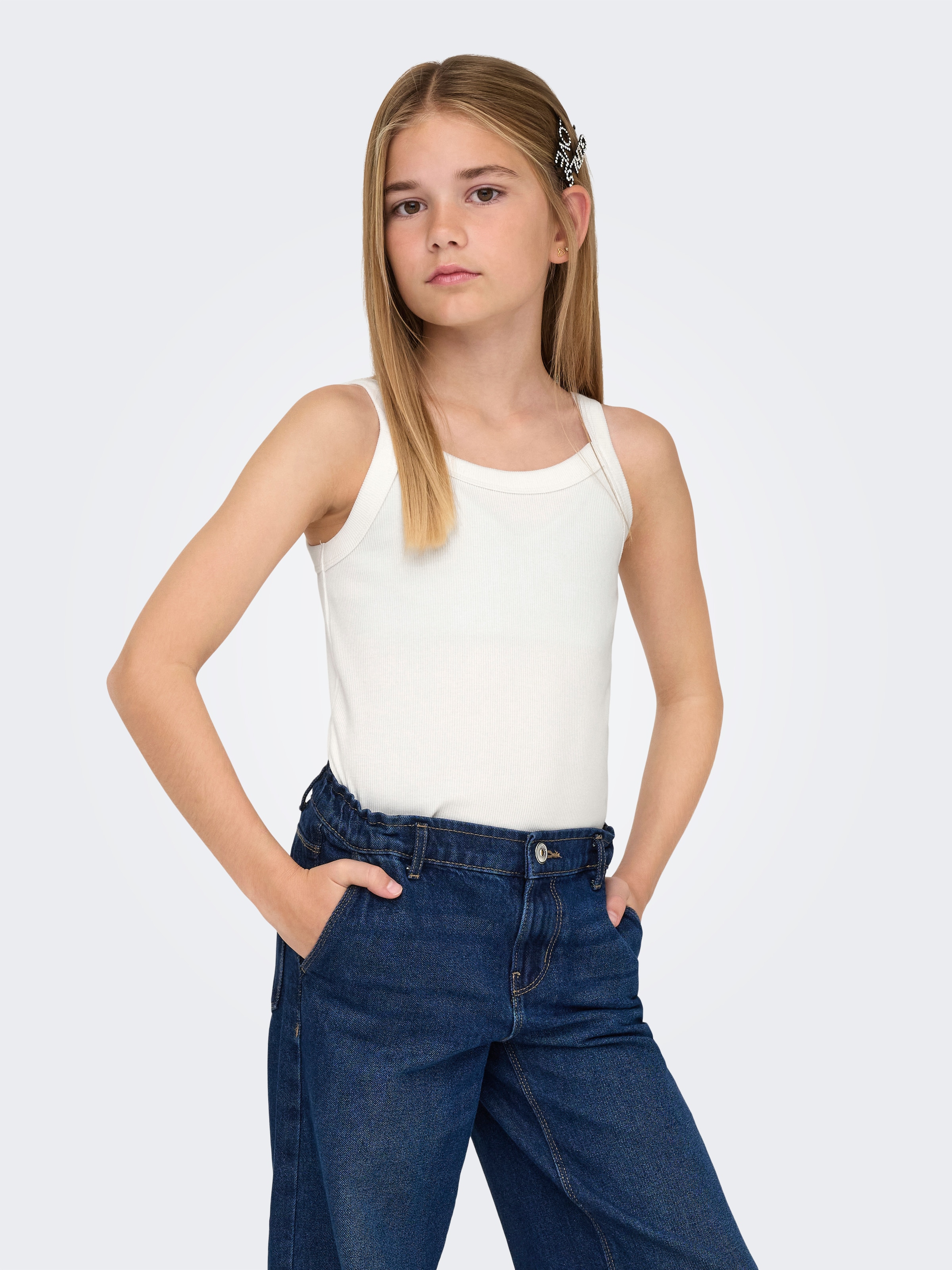 KIDS ONLY Trägertop »KOGJILL LIFE S/L TOP CS JRS 2-PACK« Packung, 2 Baumwollmischung, elastisch