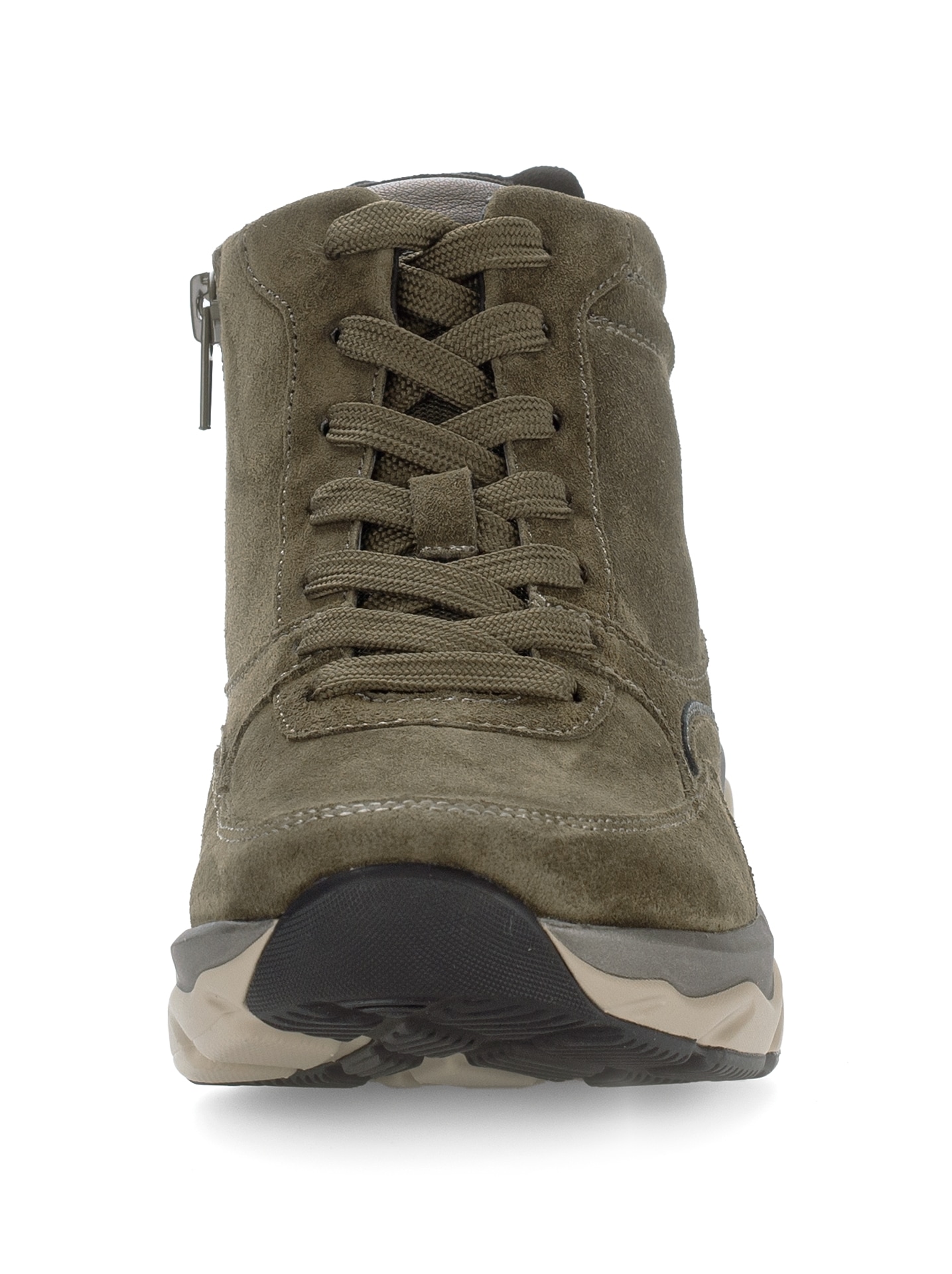 Gabor Rollingsoft Keilsneaker, Schnürboots, High Top-Sneaker, Komfortschuh, gepolsterter Schaftrand
