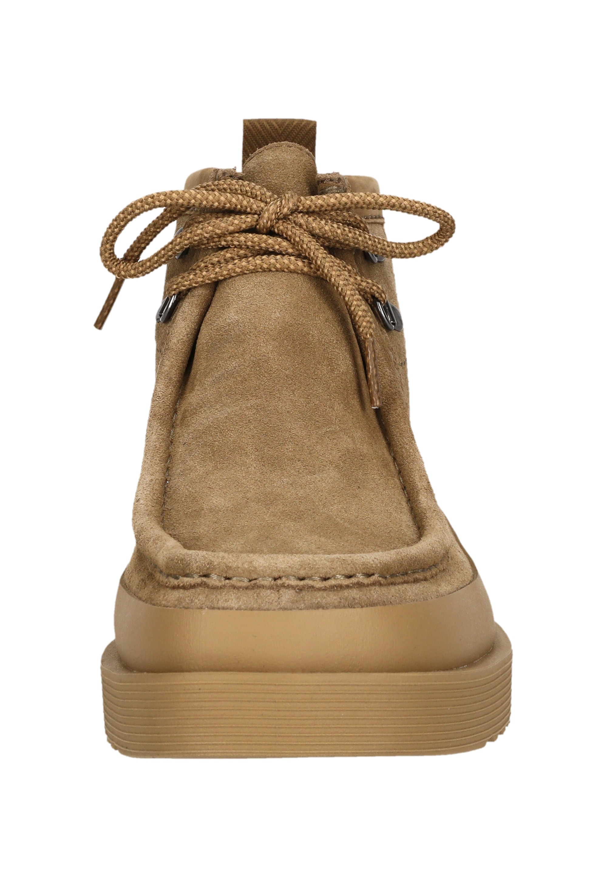 Clarks Stiefel »Wallabee FTR2 High«, aus weichem Veloursleder