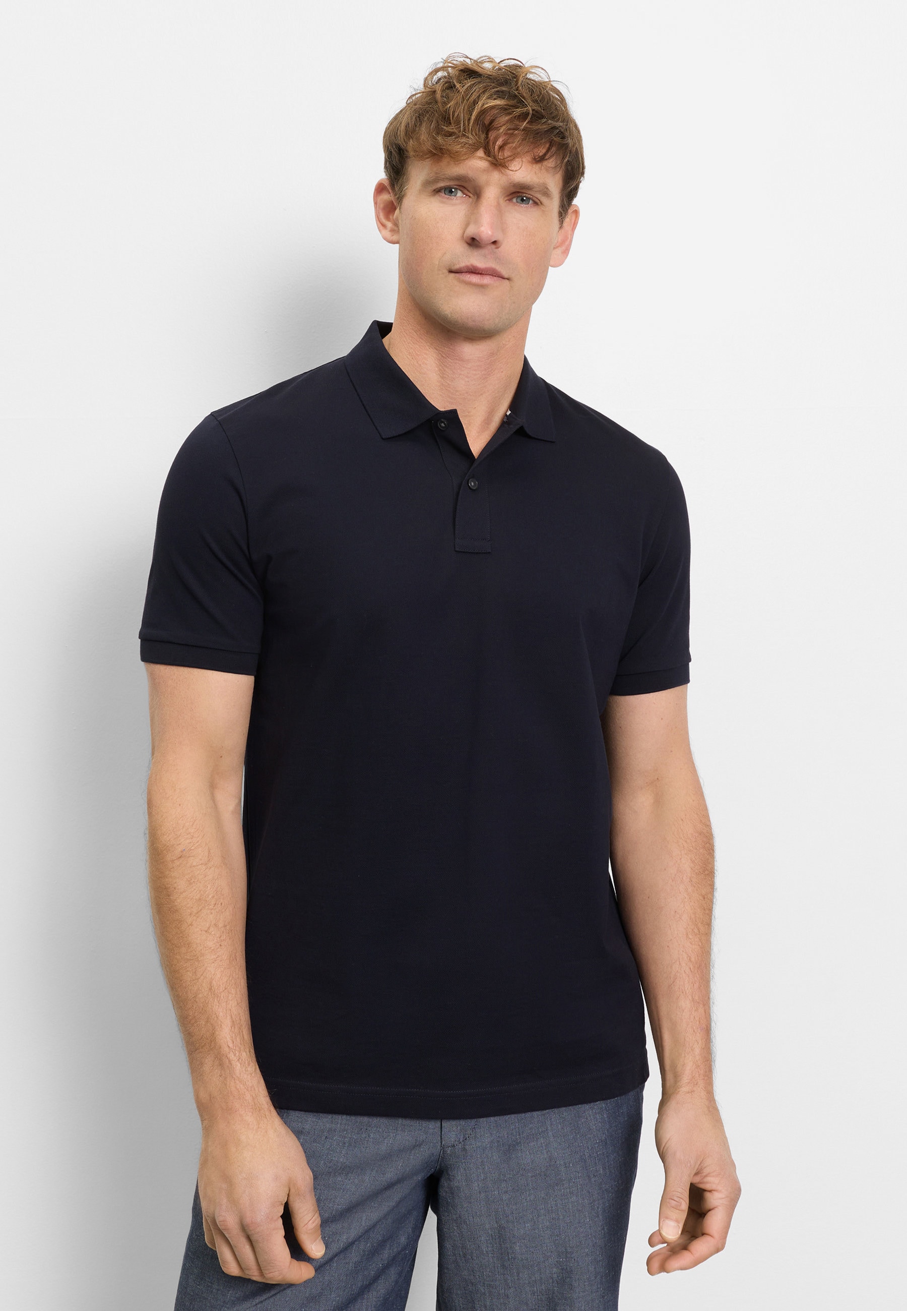 OLYMP Poloshirt "OLYMP Casual Wirk" günstig online kaufen