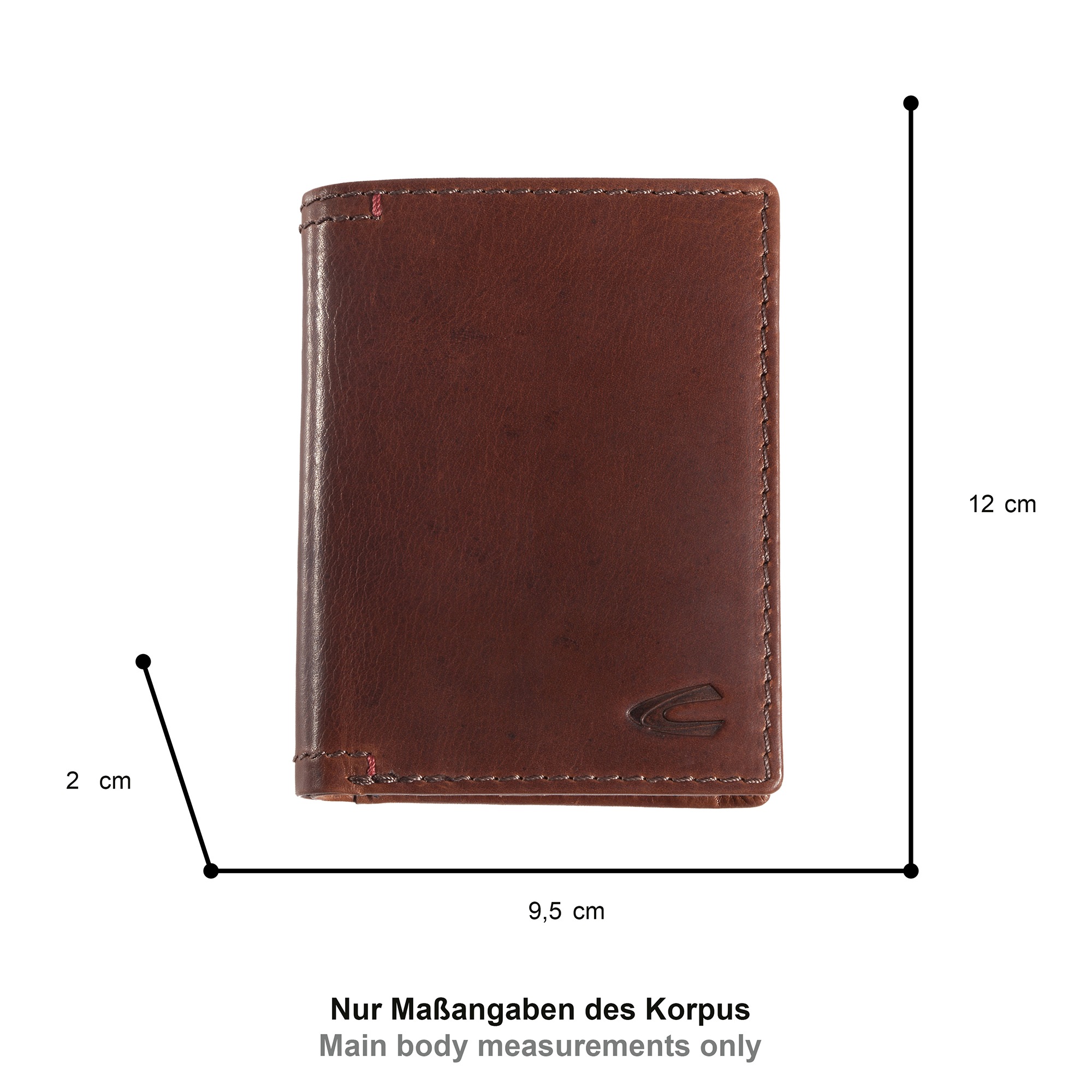 camel active Geldbörse "Salamanca" aus hochwertigem Rindsleder mit kontrast günstig online kaufen