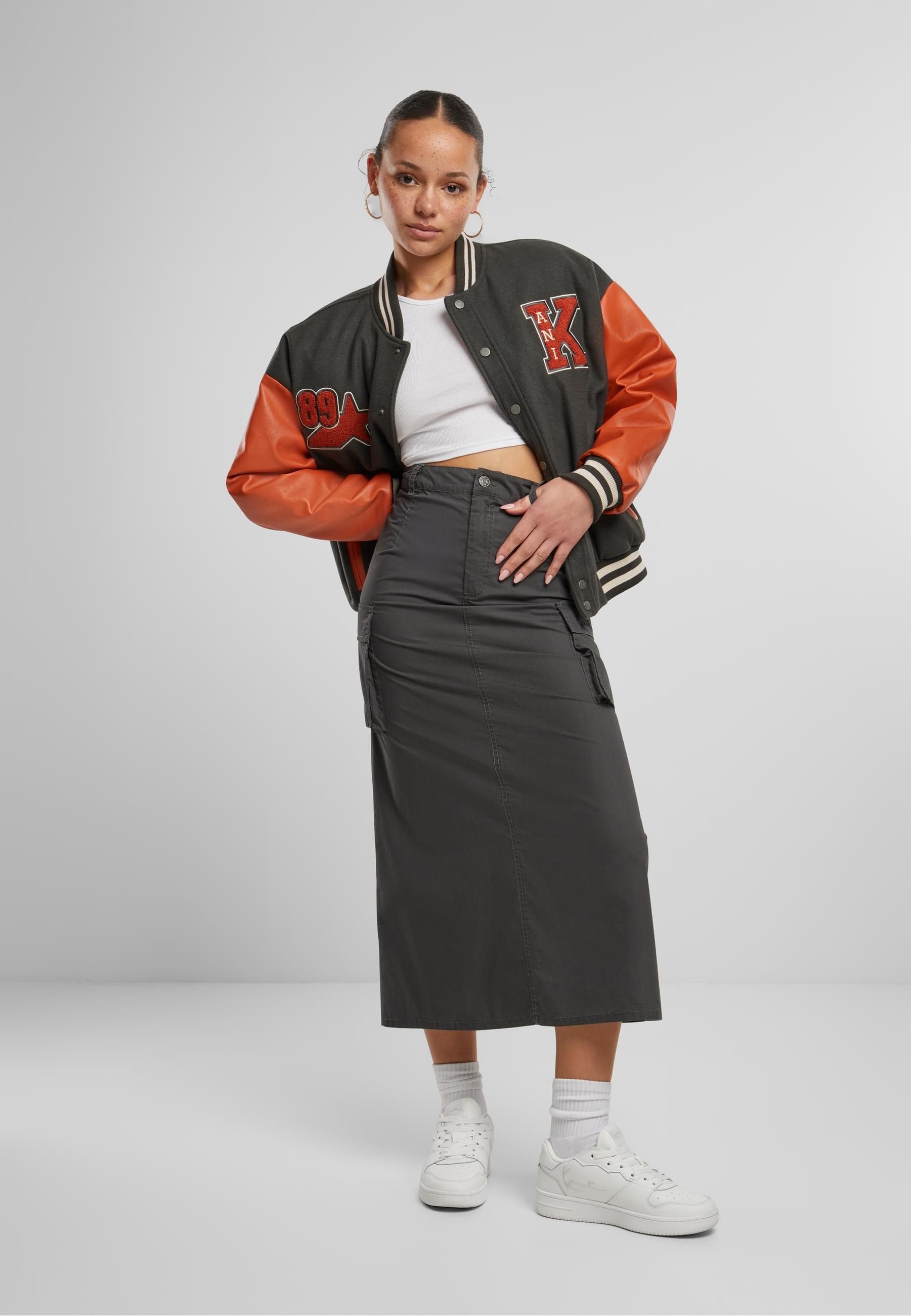 Karl Kani Sommerrock »Karl Kani Karl Kani Signature Long Cargo Skirt«, (1 tlg.)