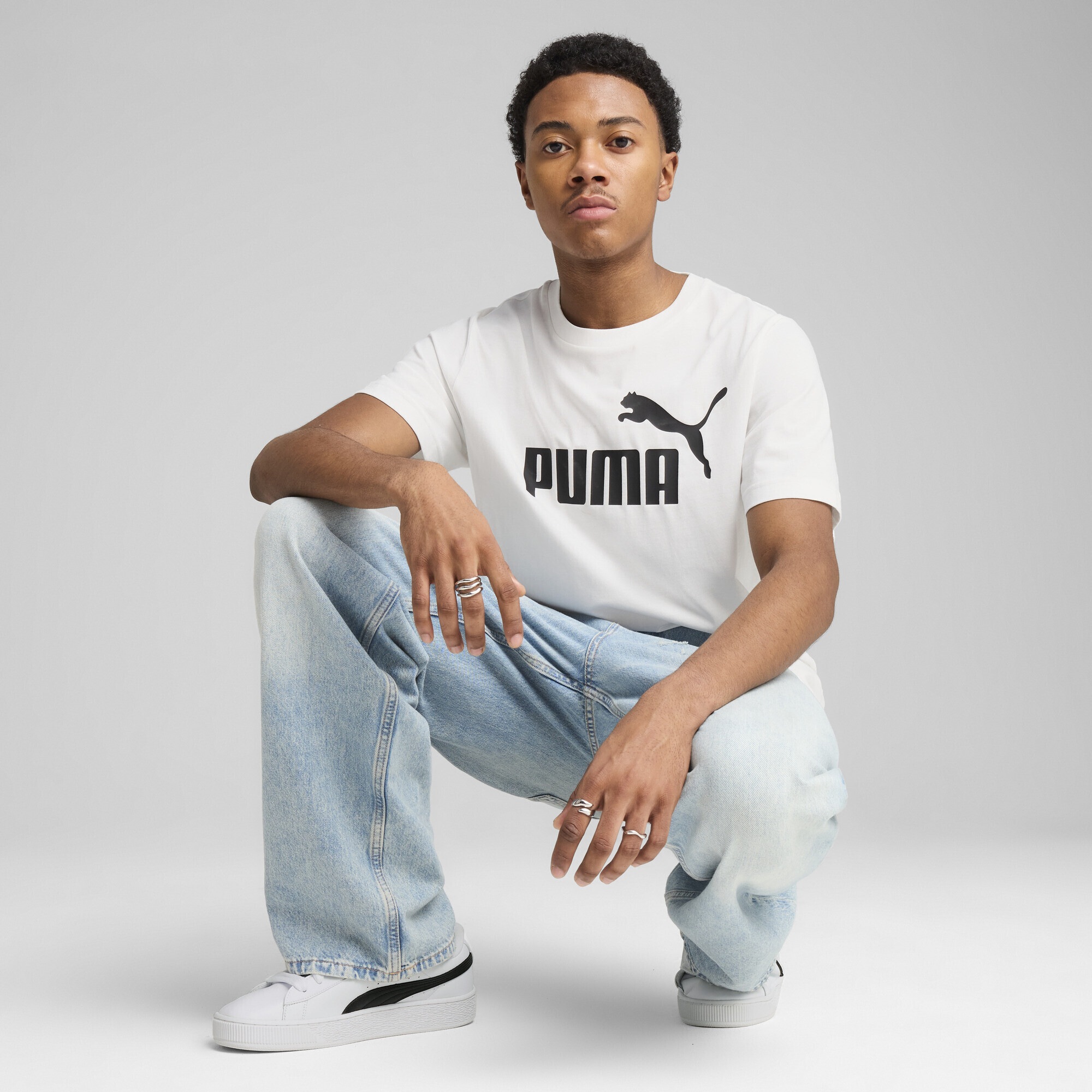 PUMA T-Shirt »Essentials No. 1 Logo T-Shirt Herren«