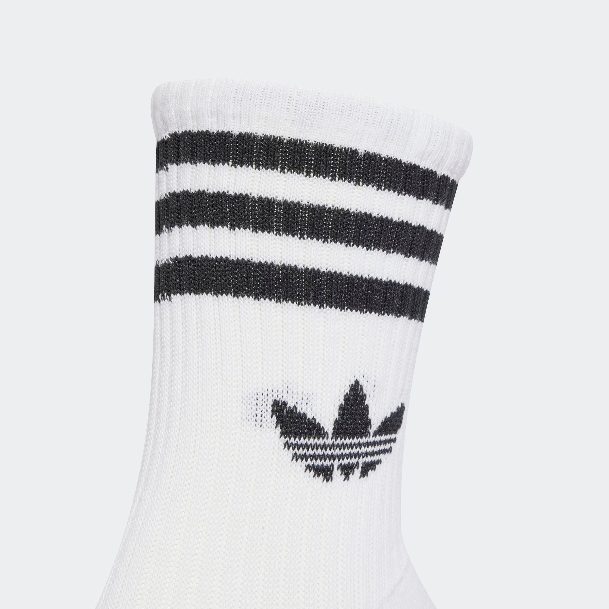 Thumbnail - adidas Originals Sportsocken "3S CREW S 6P" für Erwachsene, geripptes Material am Bein