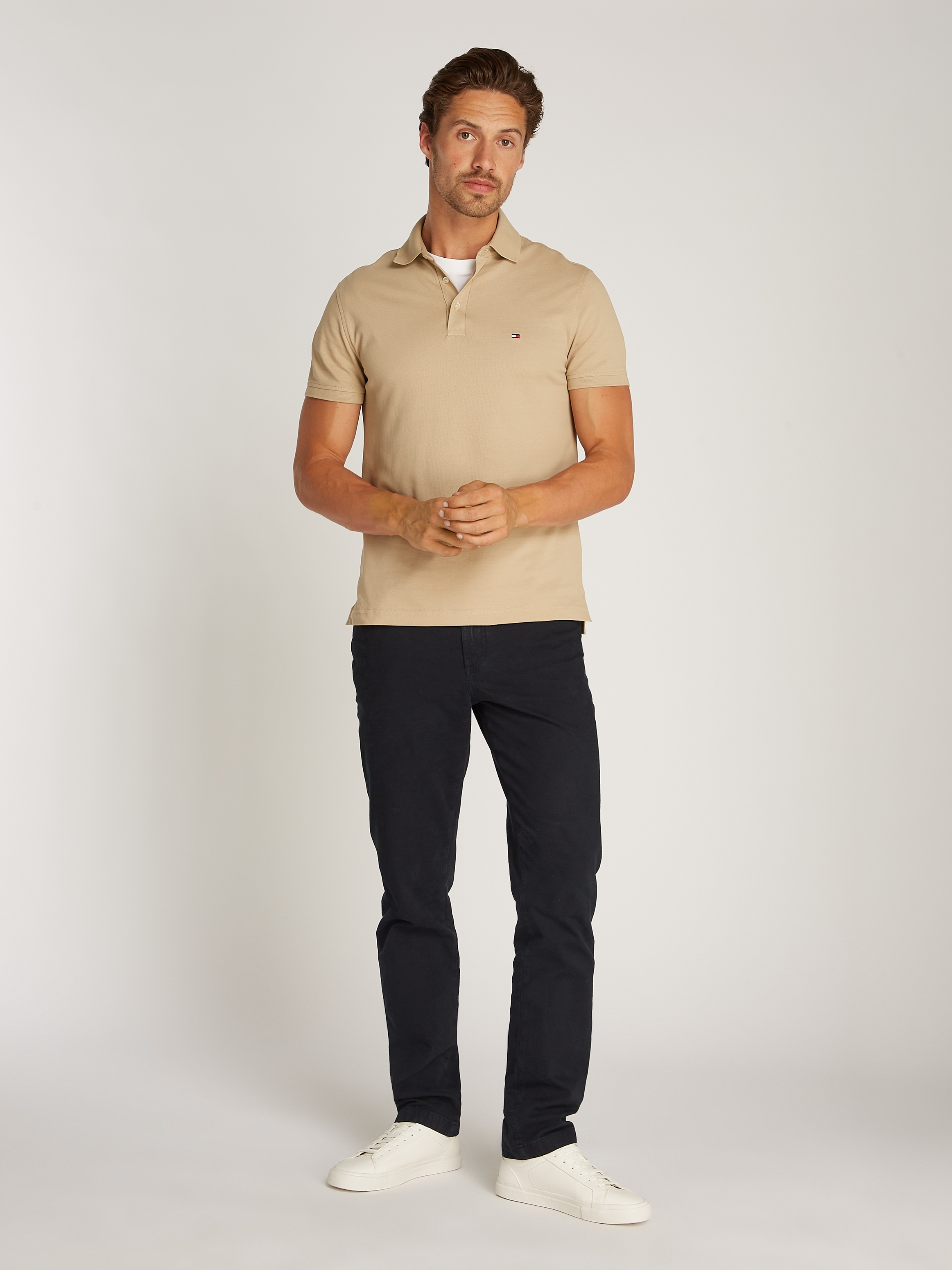 Tommy Hilfiger Poloshirt »1985 SLIM POLO«, hochwertige Baumwoll-Piqué-Qualität