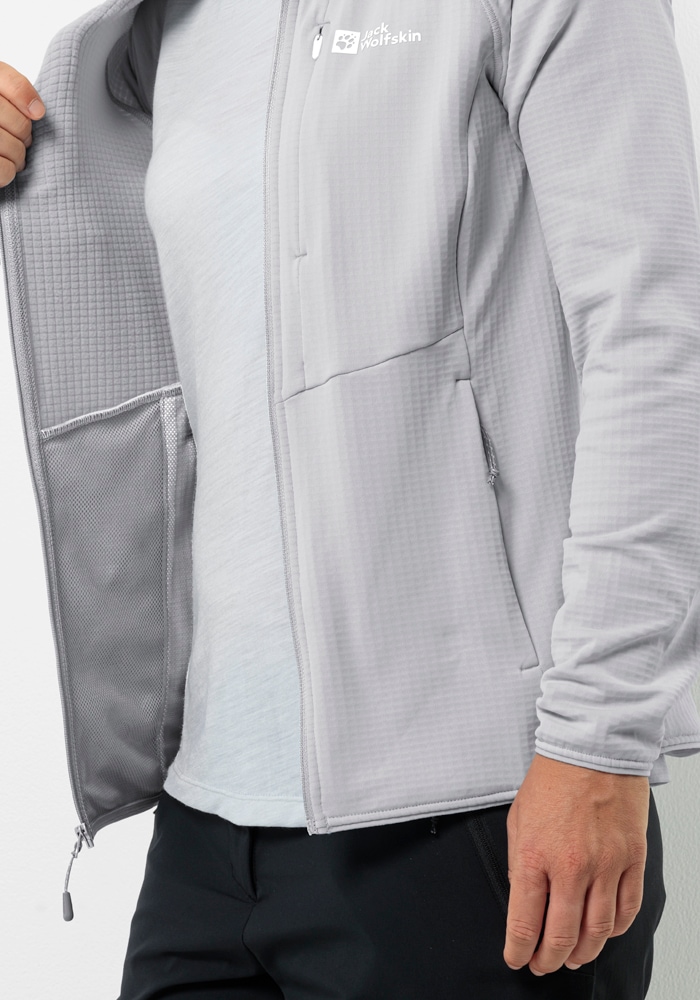 Jack Wolfskin Fleecejacke »KOLBENBERG HOODED FZ W«, mit Kapuze