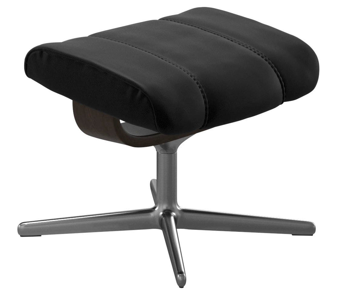 Stressless Fußhocker "Consul", mit Cross Base, Größe S, M & L, Holzakzent Wenge