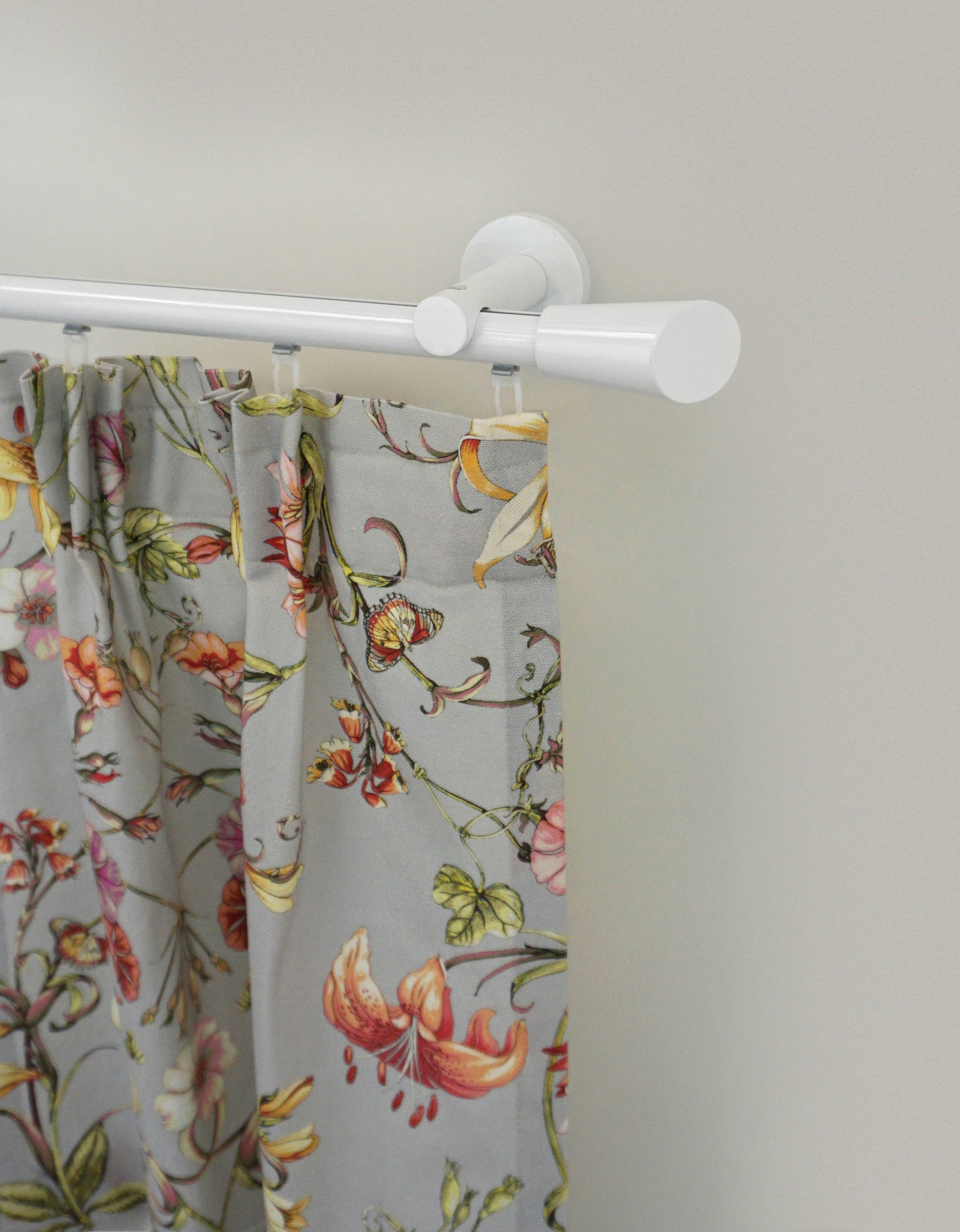 GARESA Gardinenstange "WHITE" Ø 20 mm 1 läufig-läufig Wunschmaßlänge Vorhan günstig online kaufen