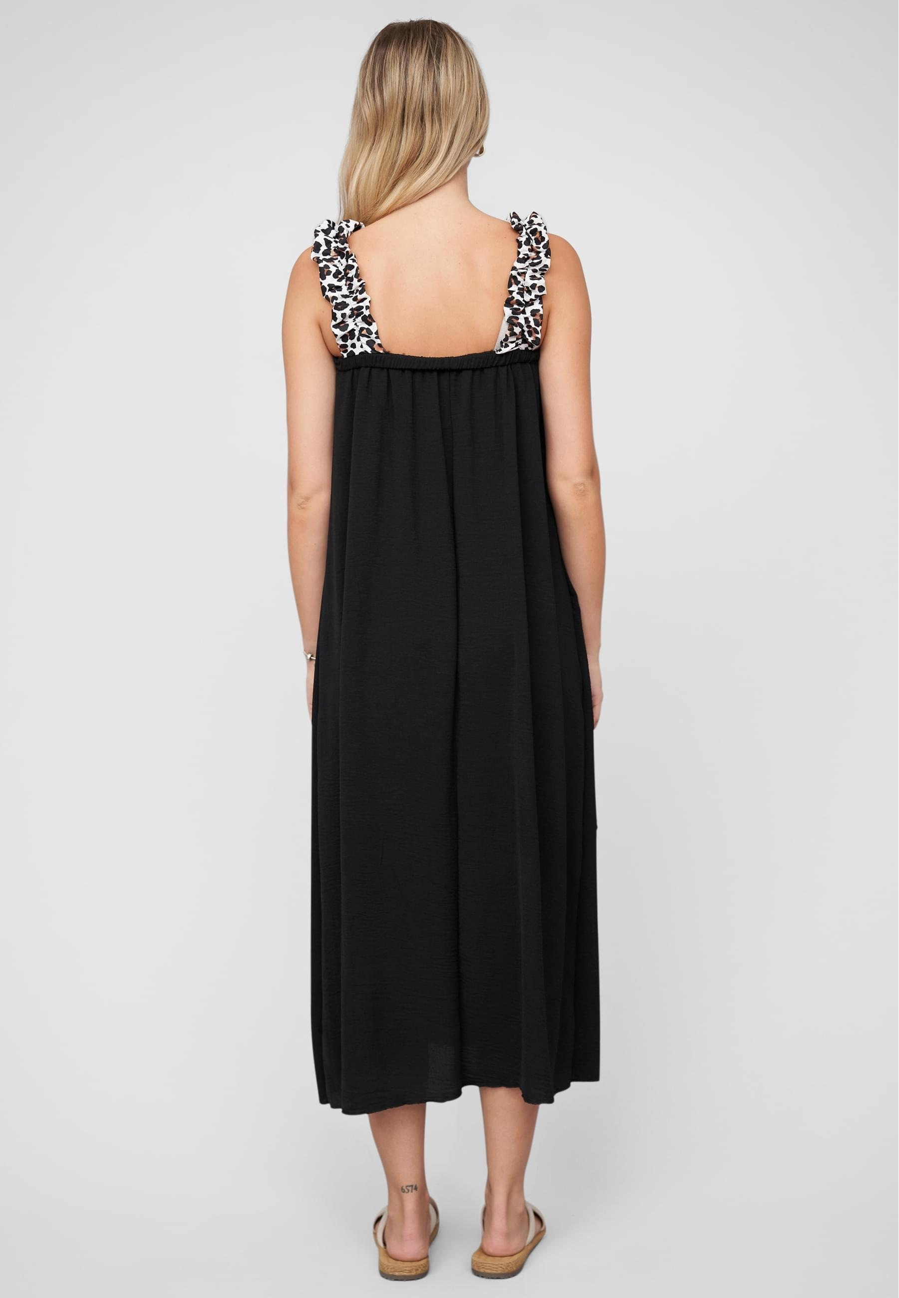 CLOUD 5IVE Shirtkleid »CLOUD 5IVE A-Line Dress with leo print straps« 1 Stk. tlg.