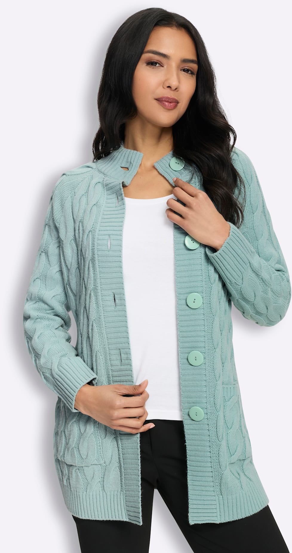 Classic Basics Strickjacke