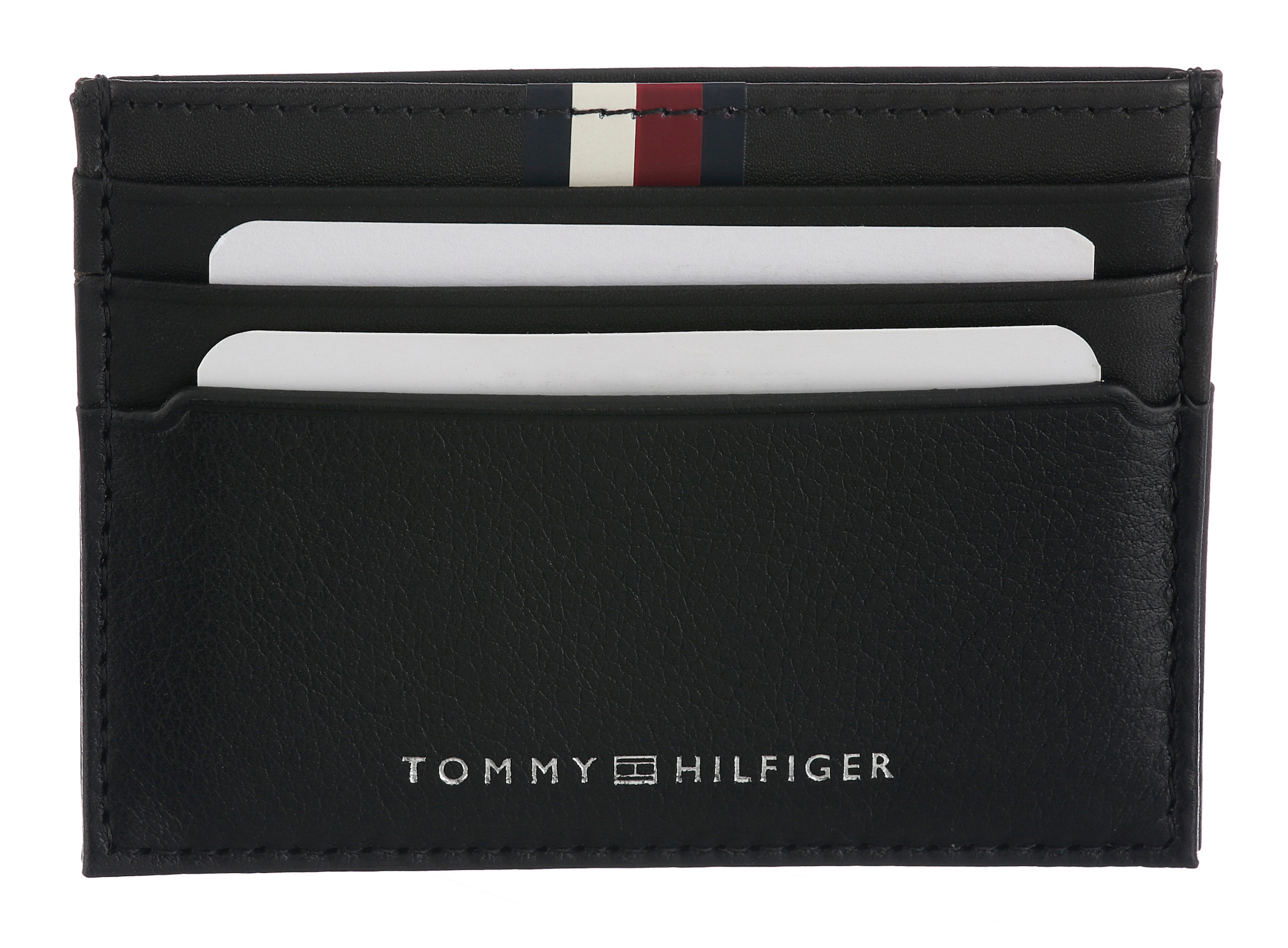 Tommy Hilfiger Kartenetui »TH PREM LEA CC HOLDER«, Geldbeutel, Portemonnaie mit Logo-Schriftzug